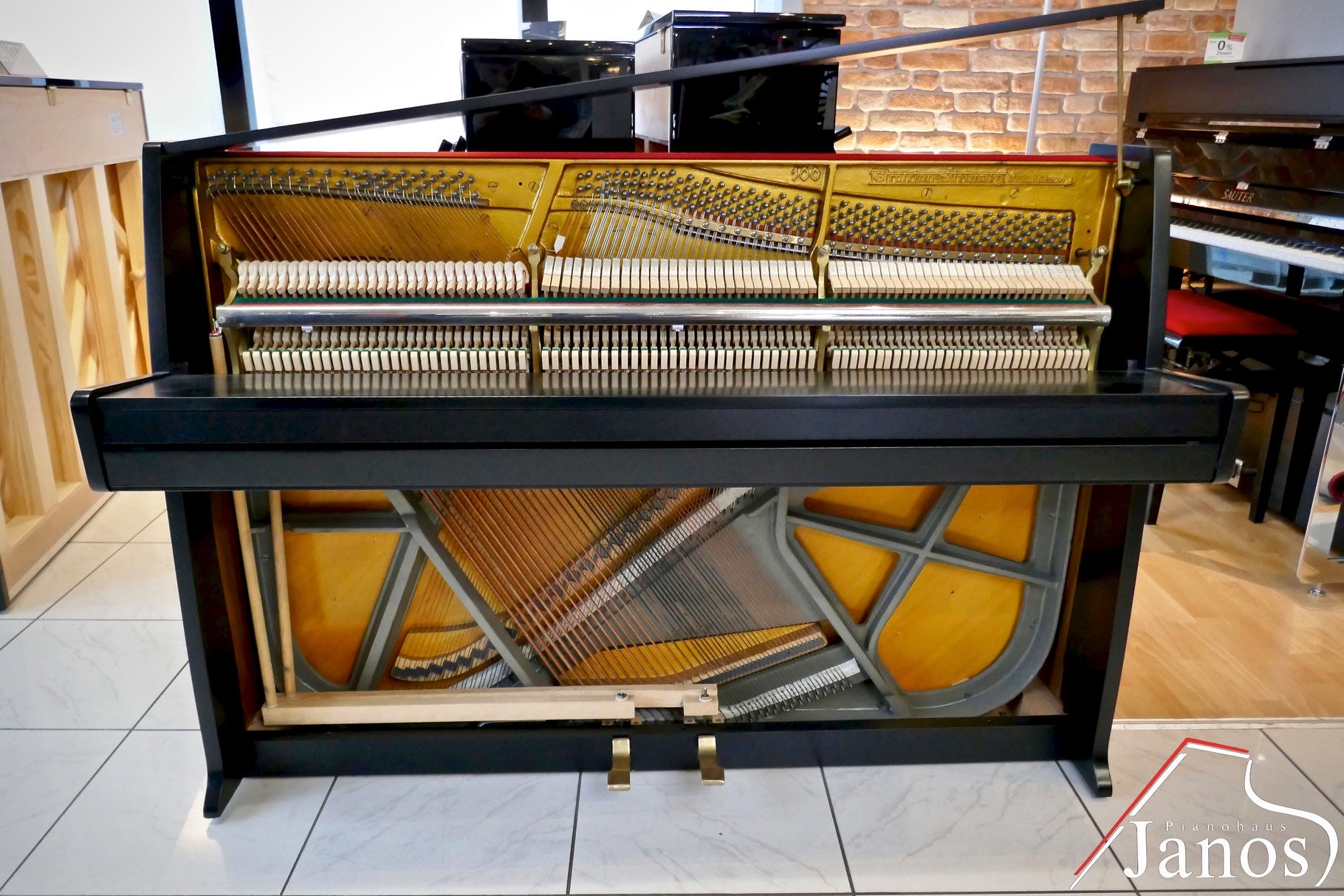 Klavier Grotrian-Steinweg 100 - Schwarz matt