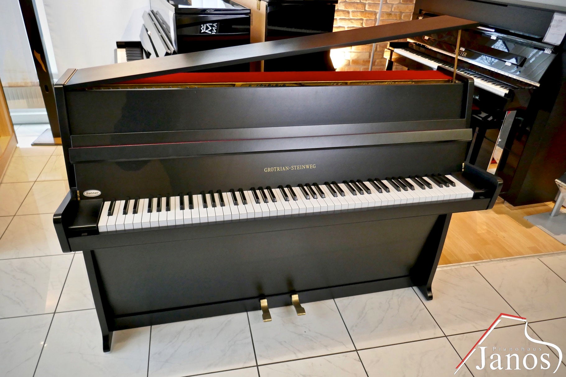 Klavier Grotrian-Steinweg 100 - Schwarz matt