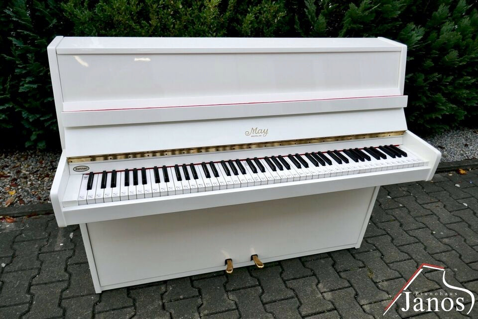 Klavier May Berlin by Schimmel 103 F - Weiß Hochglanz