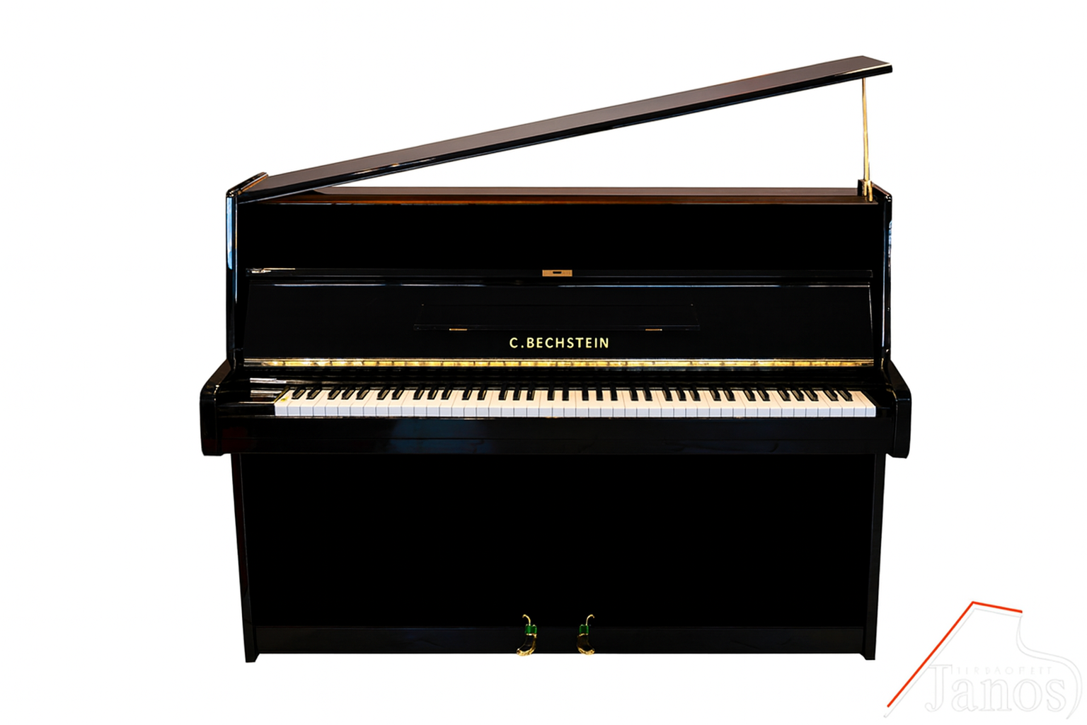 Klavier C. Bechstein 12 N - Schwarz Hochglanz