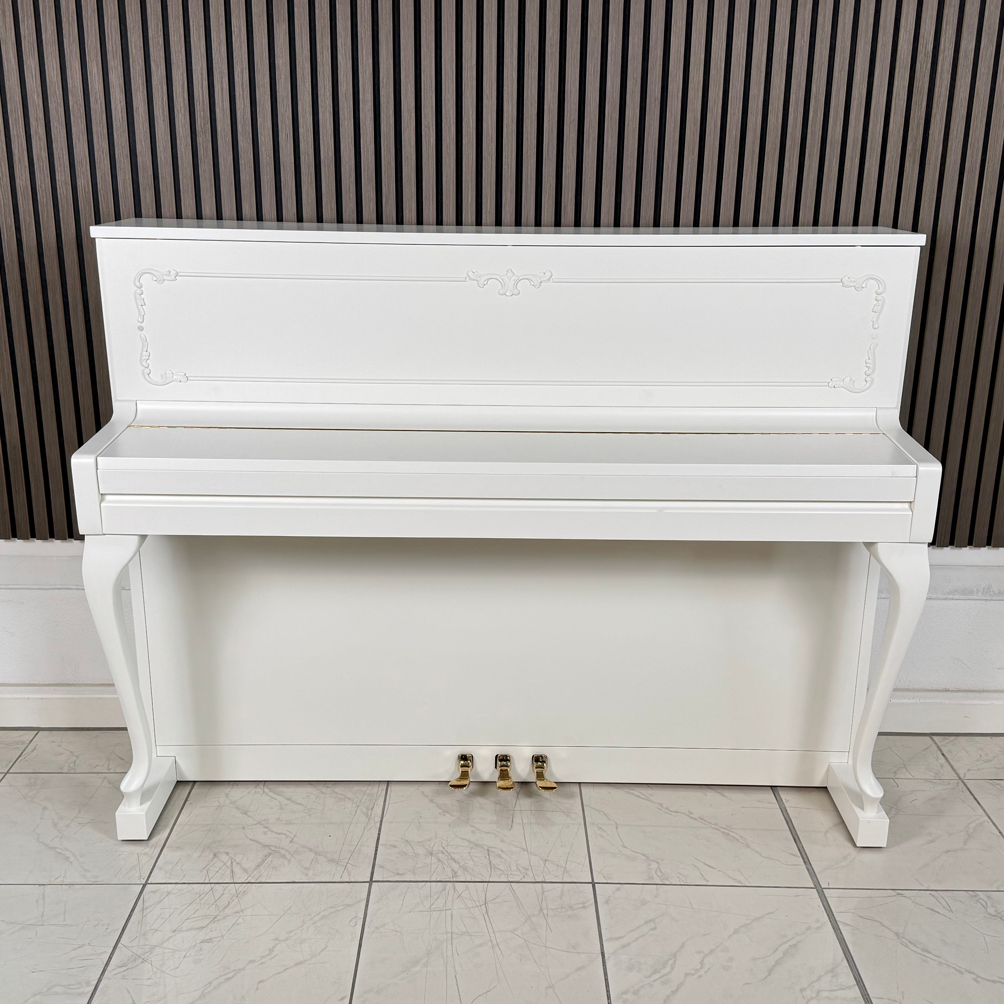 Klavier Schimmel 112 Chippendale - Weiß Matt
