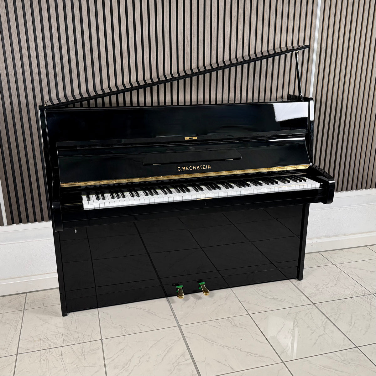 Klavier C. Bechstein 12 N - Schwarz Hochglanz