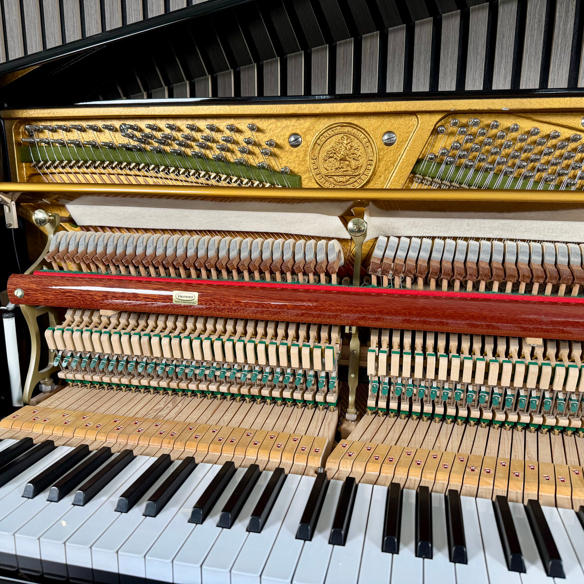 Klavier C. Bechstein 12 N - adsilent - Schwarz Hochglanz