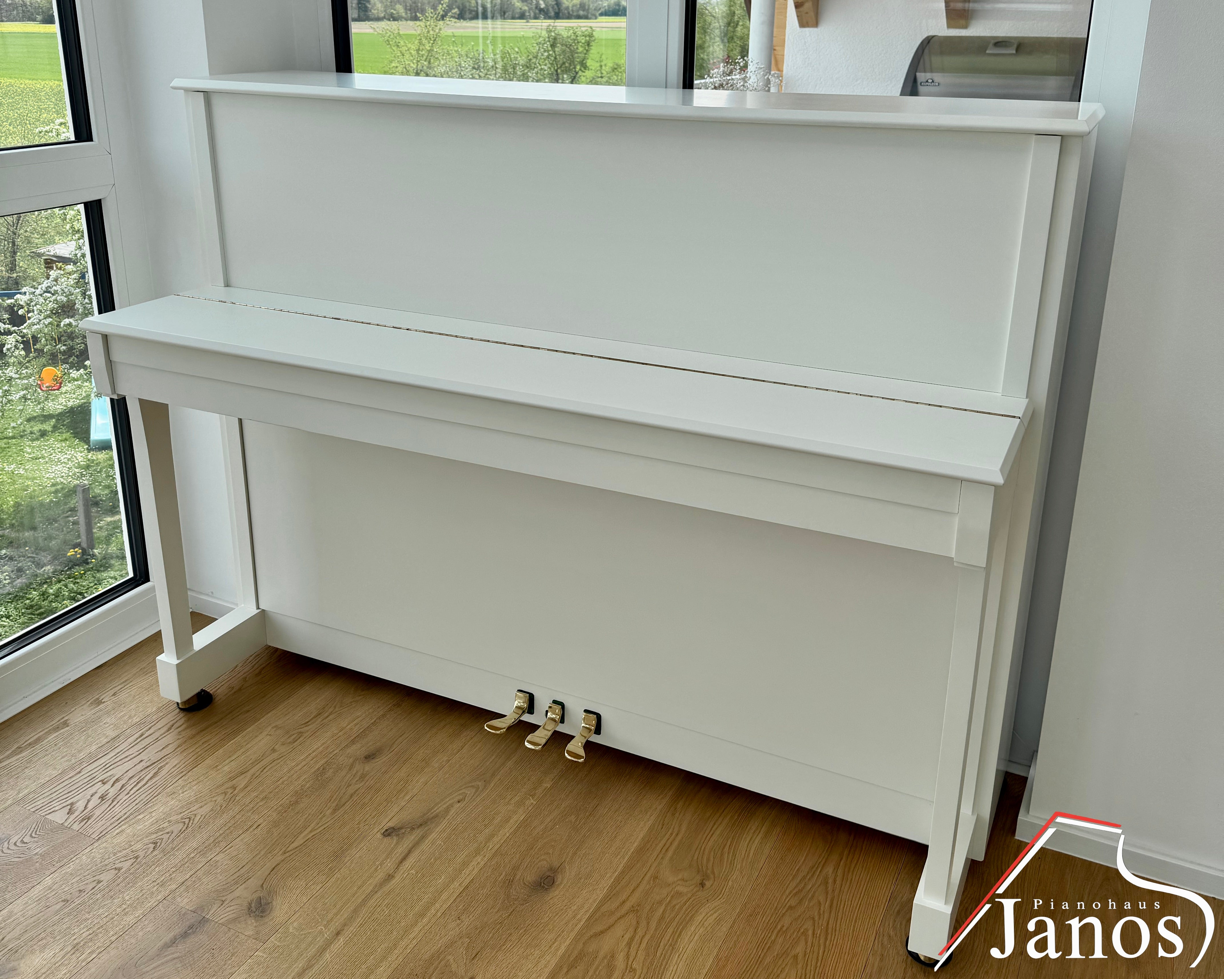 Klavier Zimmermann 118 Konsole - Weiß Matt