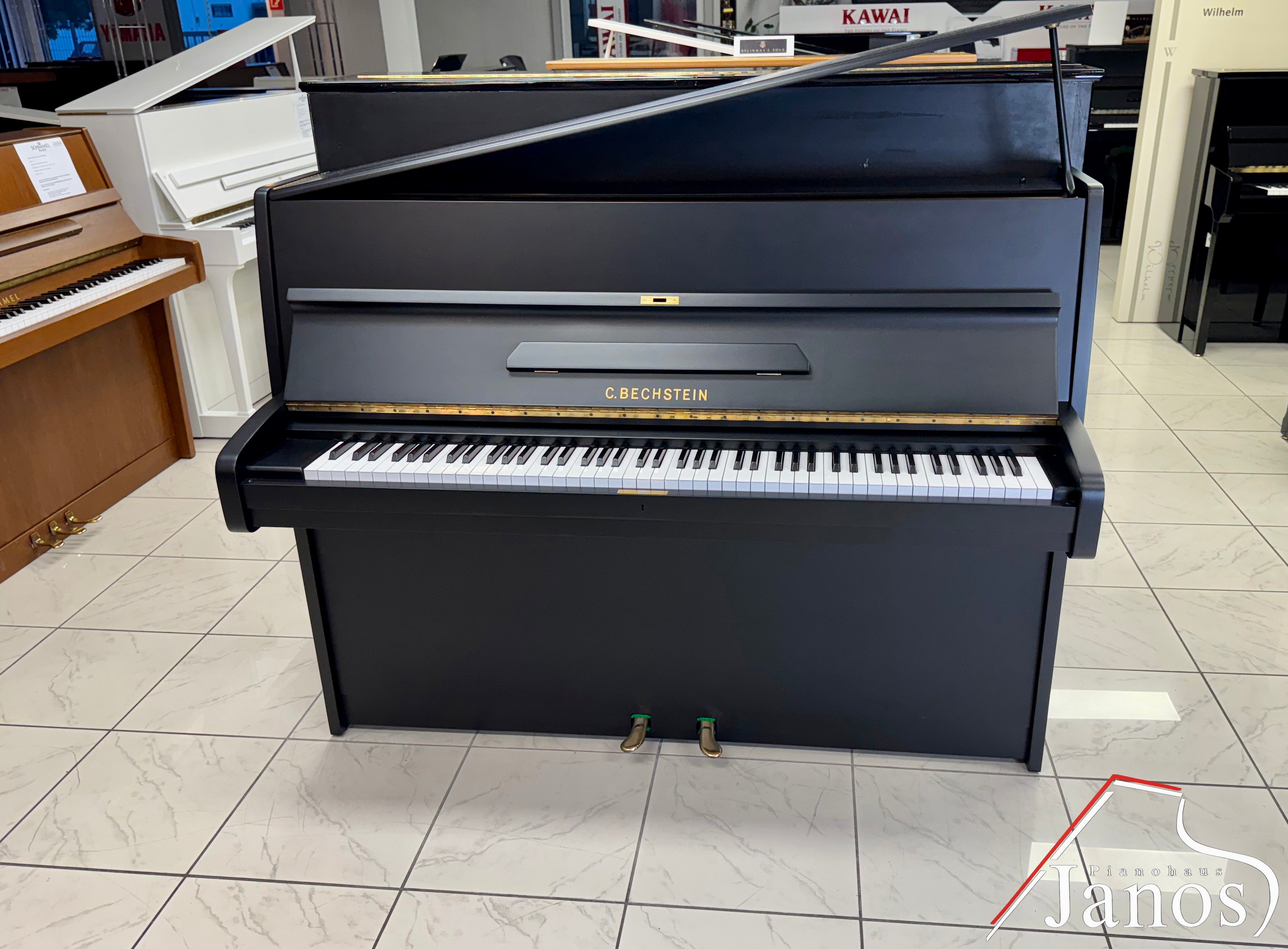 Klavier C. Bechstein 12 N - Schwarz Matt