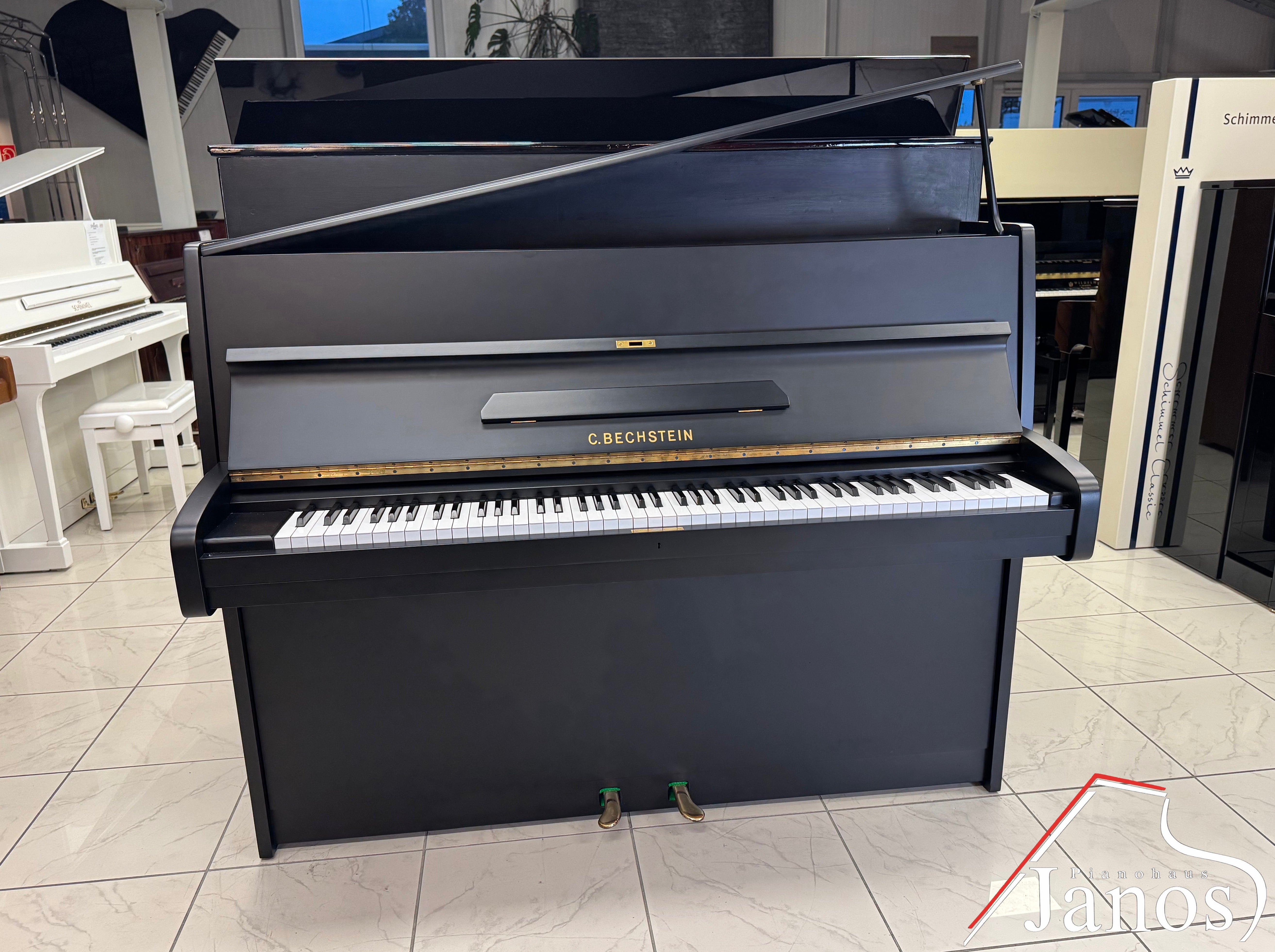 Klavier C. Bechstein 12 N - Schwarz Matt
