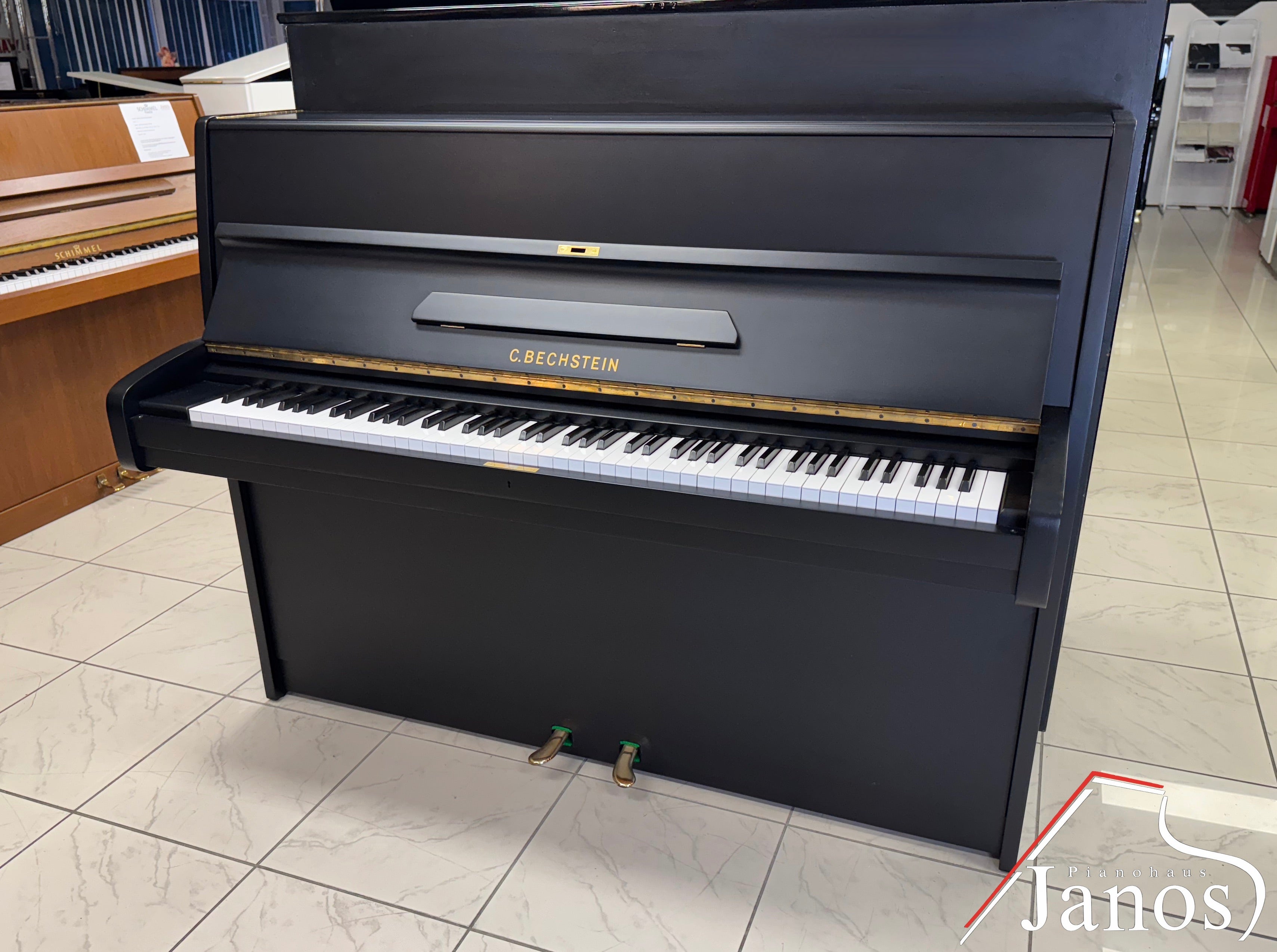 Klavier C. Bechstein 12 N - Schwarz Matt