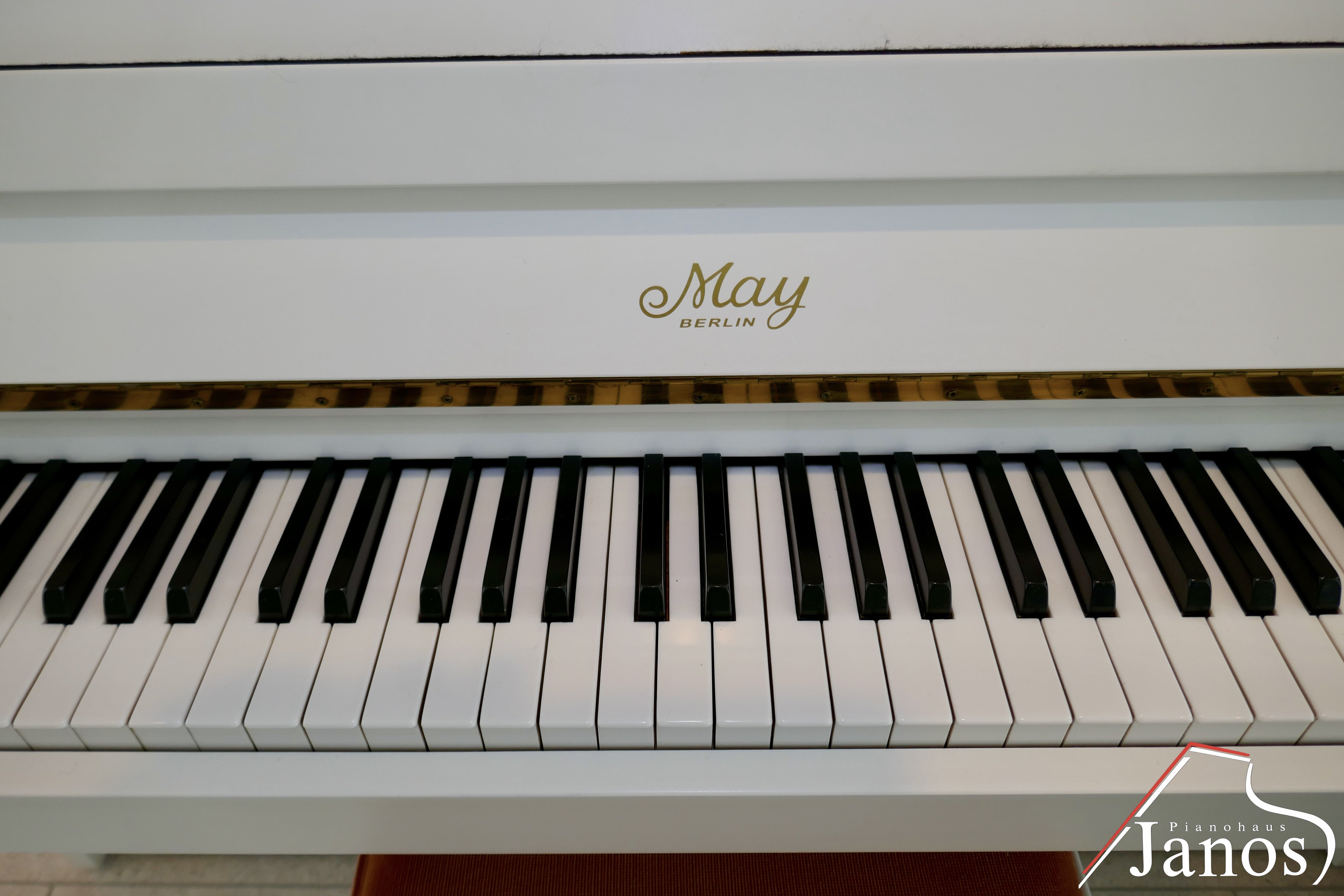 Klavier May Berlin by Schimmel 103 F - Weiß matt