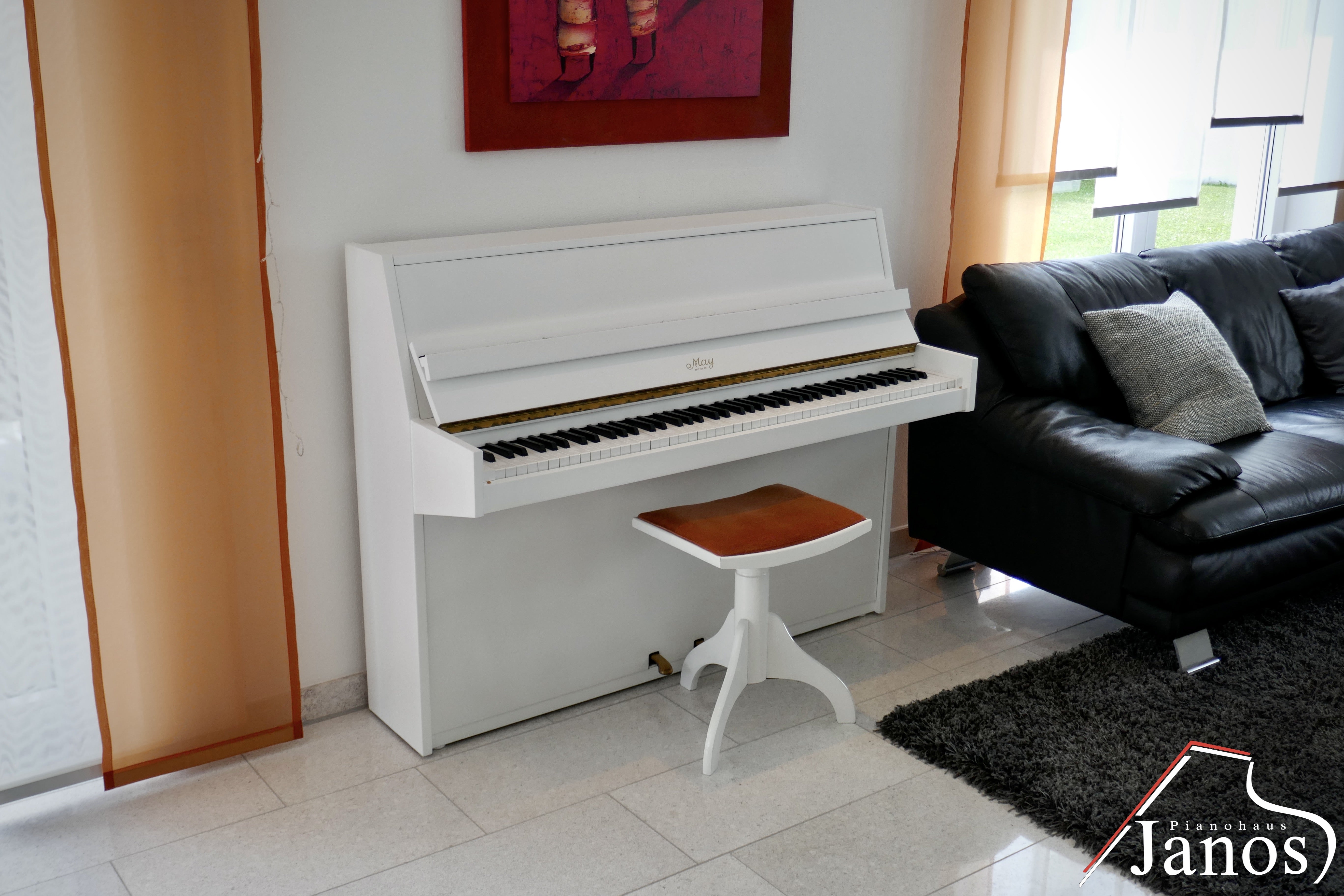 Klavier May Berlin by Schimmel 103 F - Weiß matt