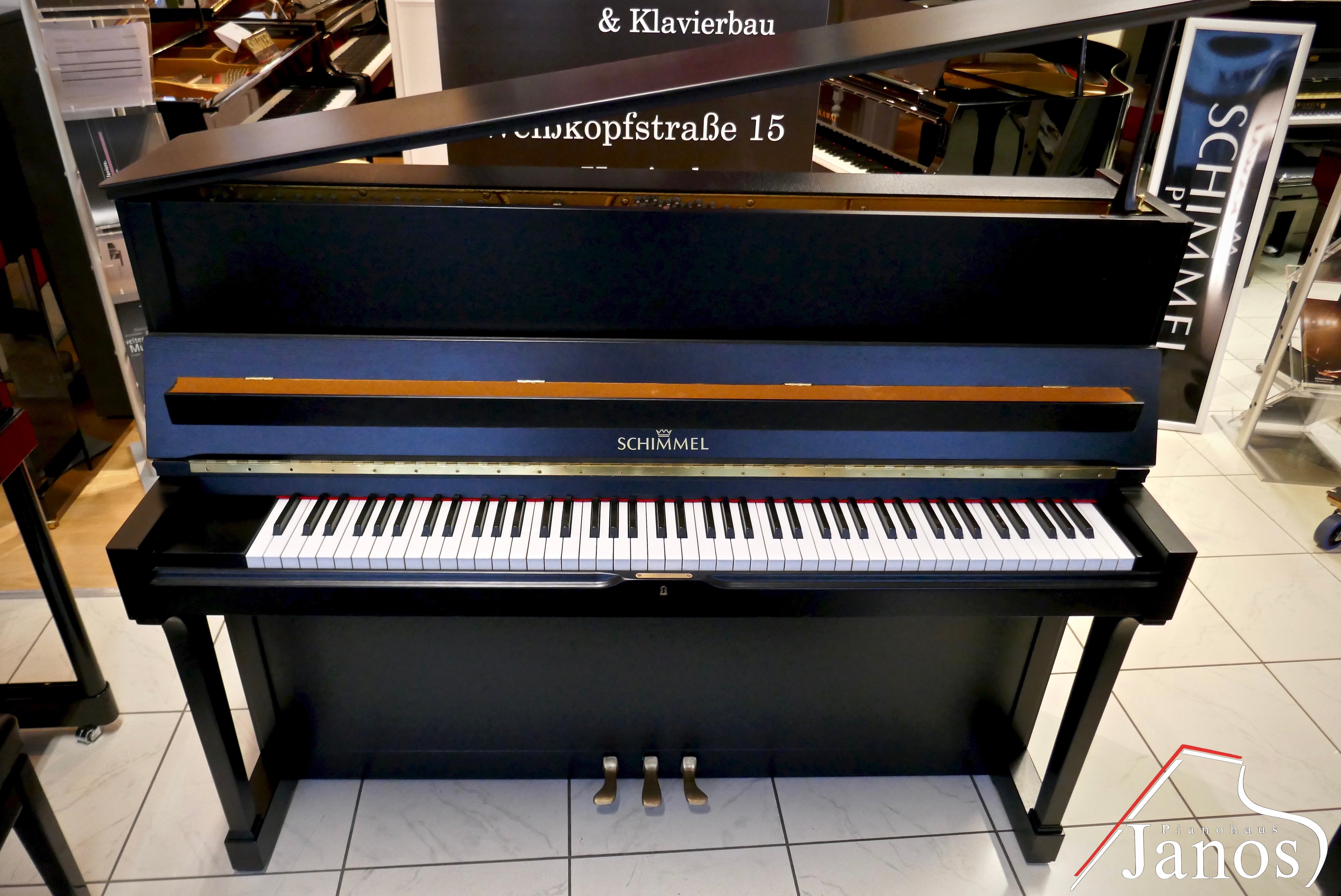 Klavier Schimmel 118 T - Schwarz Matt