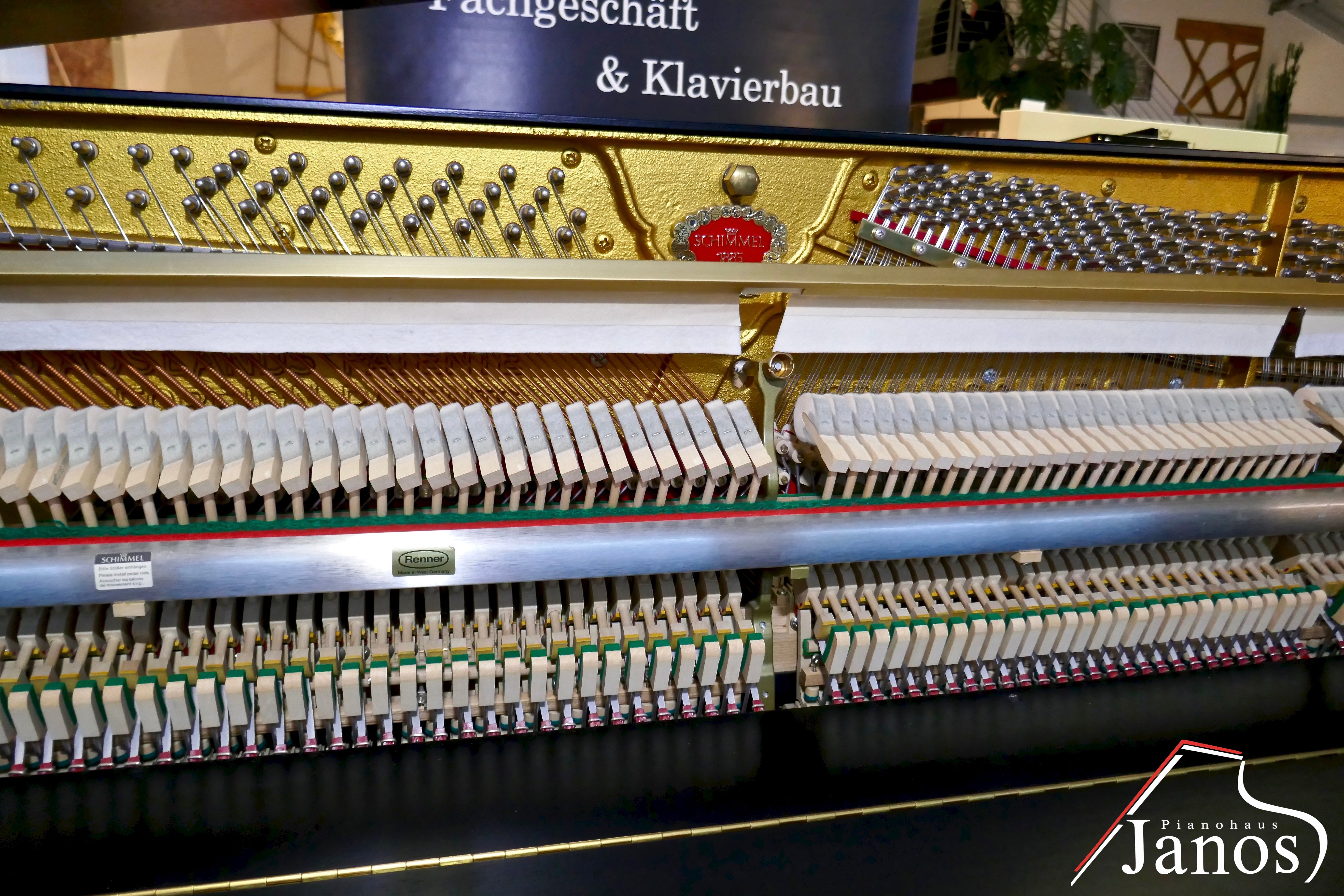 Klavier Schimmel 118 T - Schwarz Matt