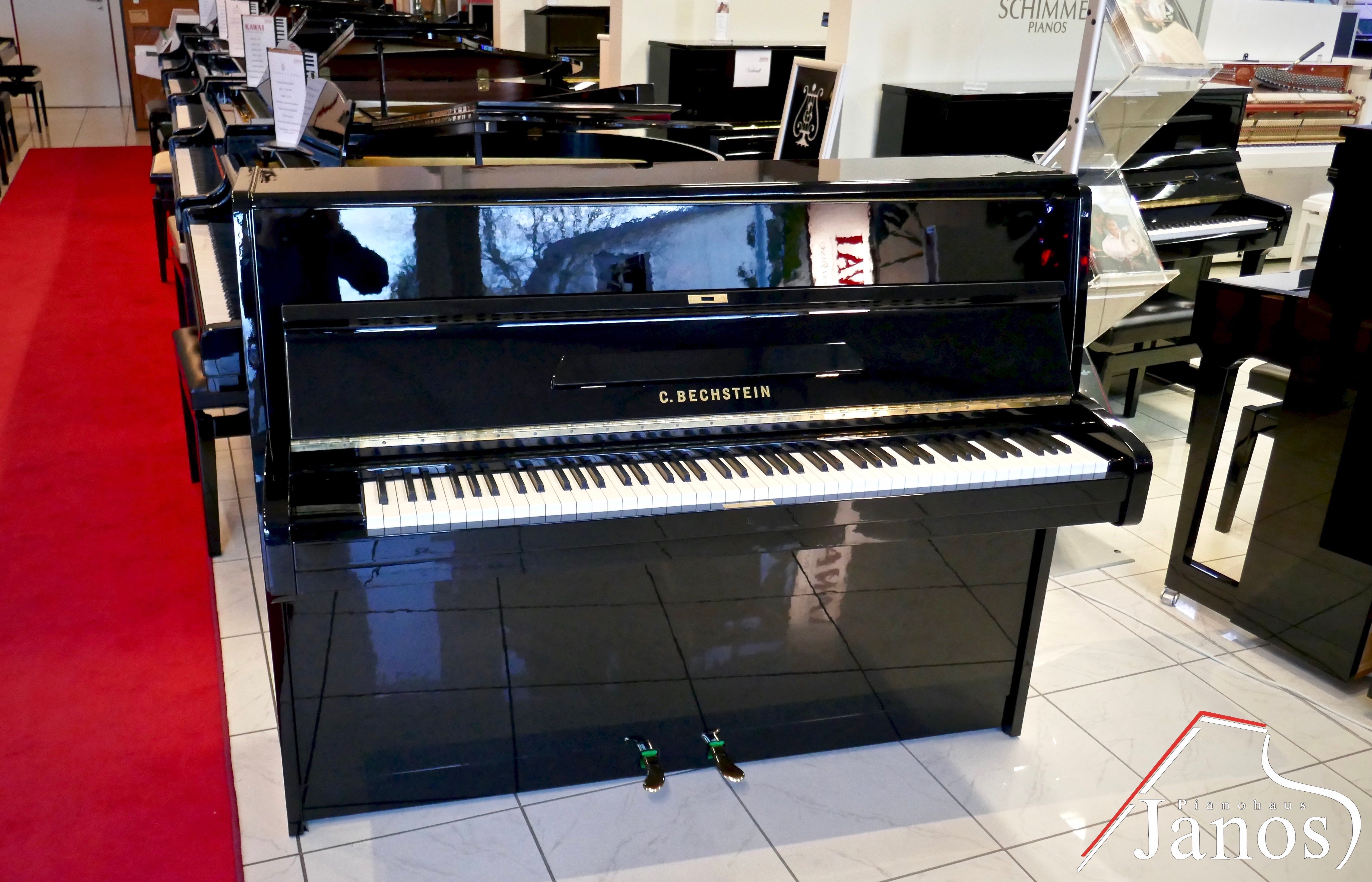 Klavier C. Bechstein 12 N - Schwarz Hochglanz