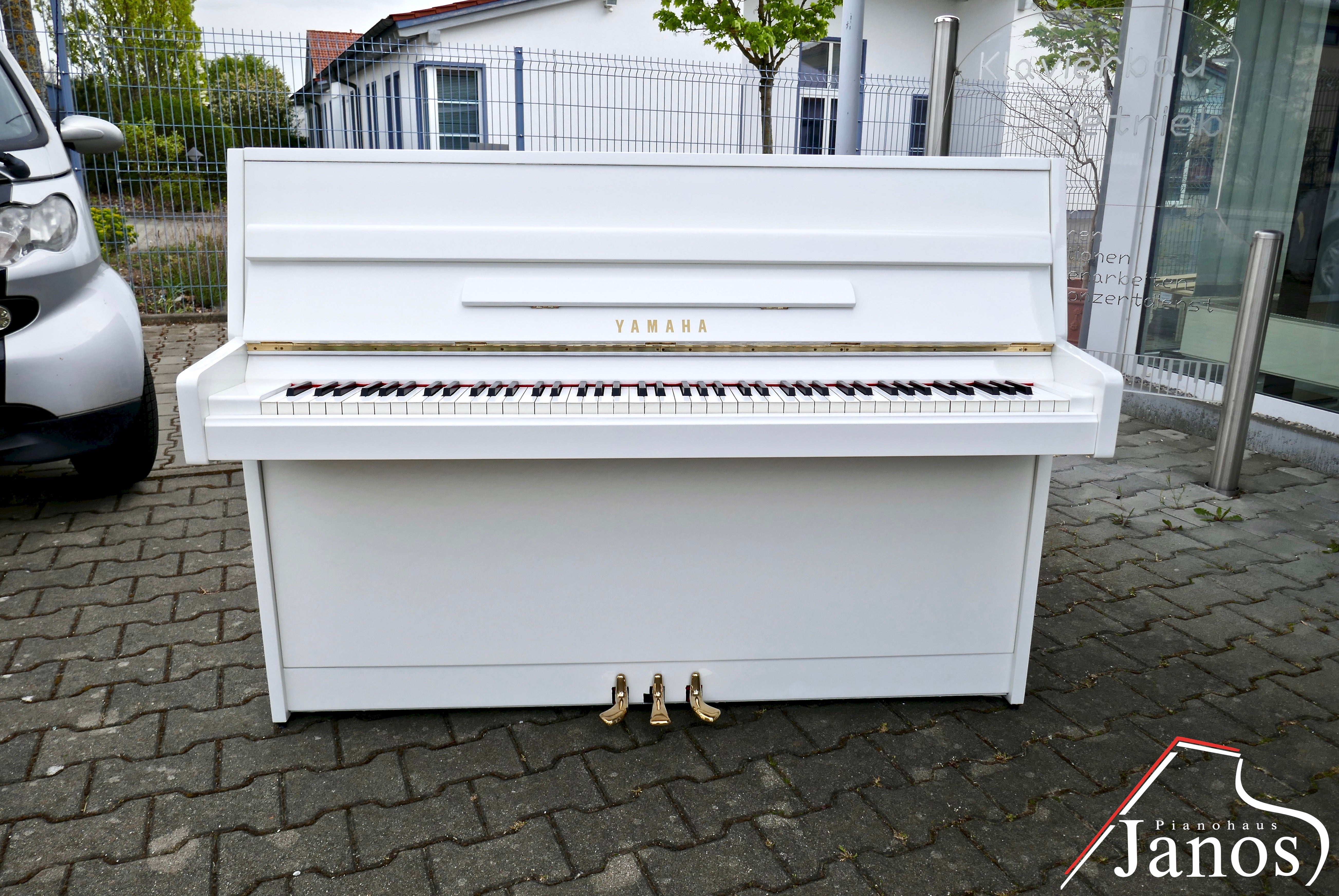 Klavier Yamaha M5J - Weiß Hochglanz