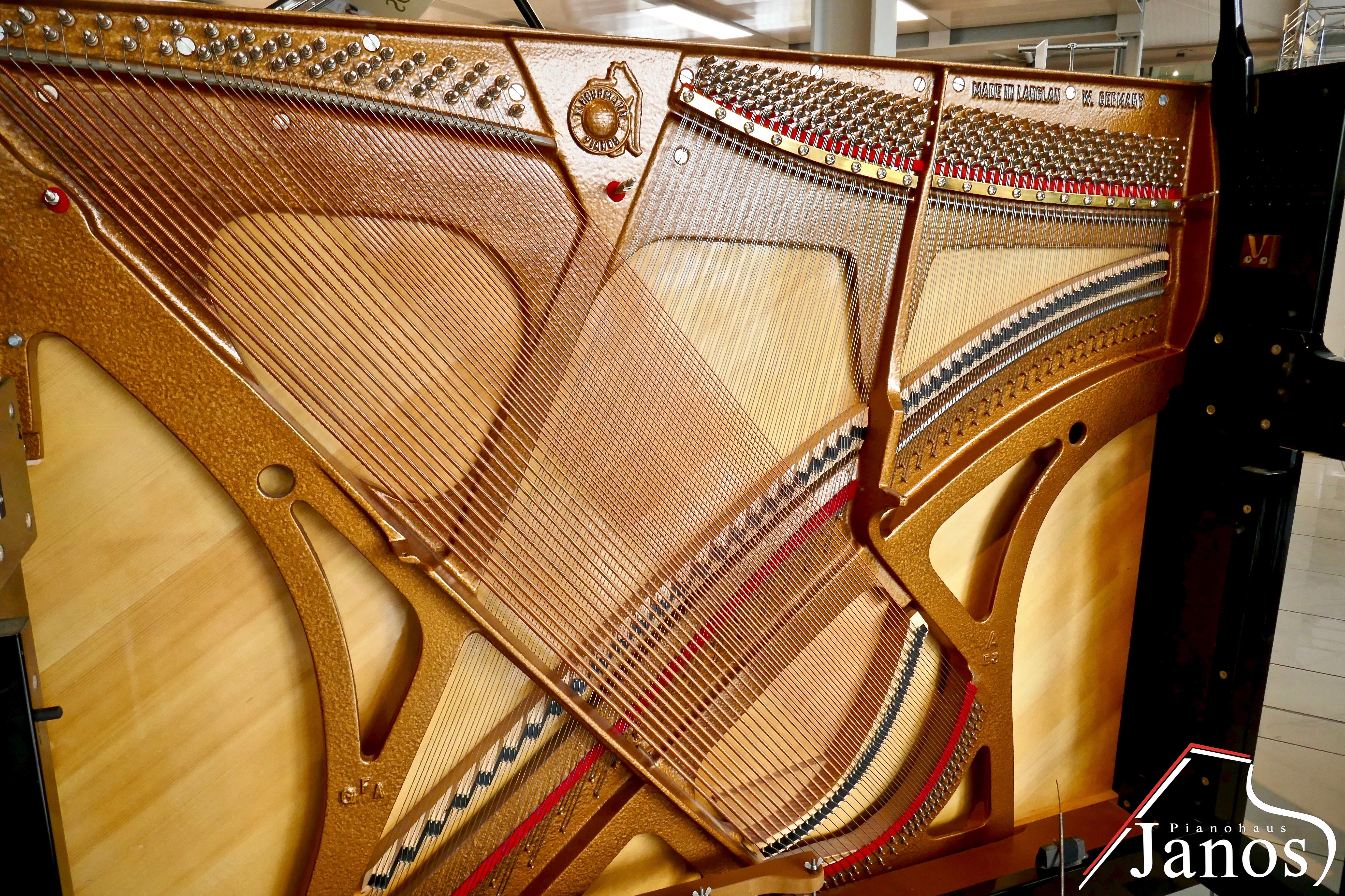 Klavier W. Hoffmann 115 Konsole - Schwarz Hochglanz