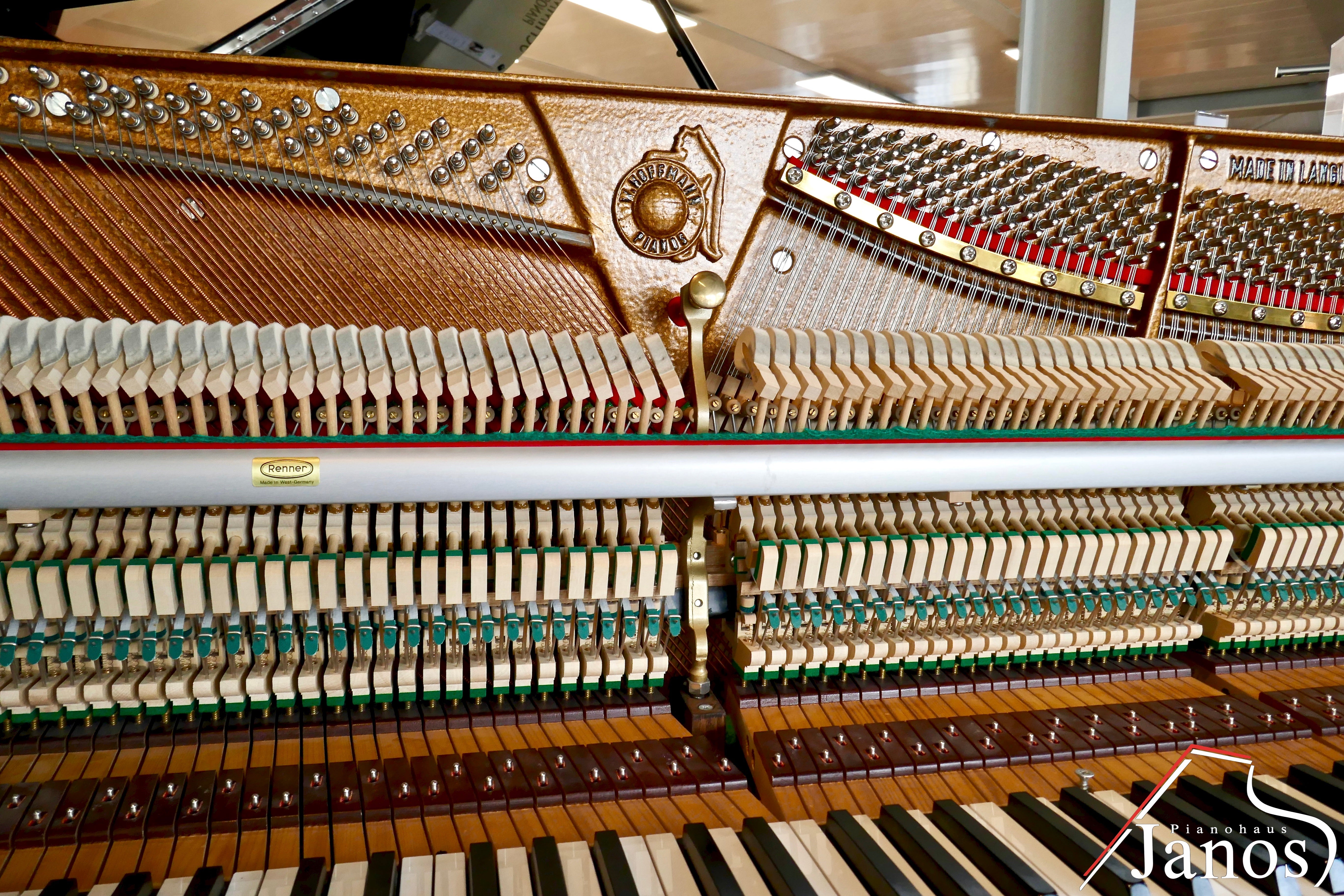 Klavier W. Hoffmann 115 Konsole - Schwarz Hochglanz