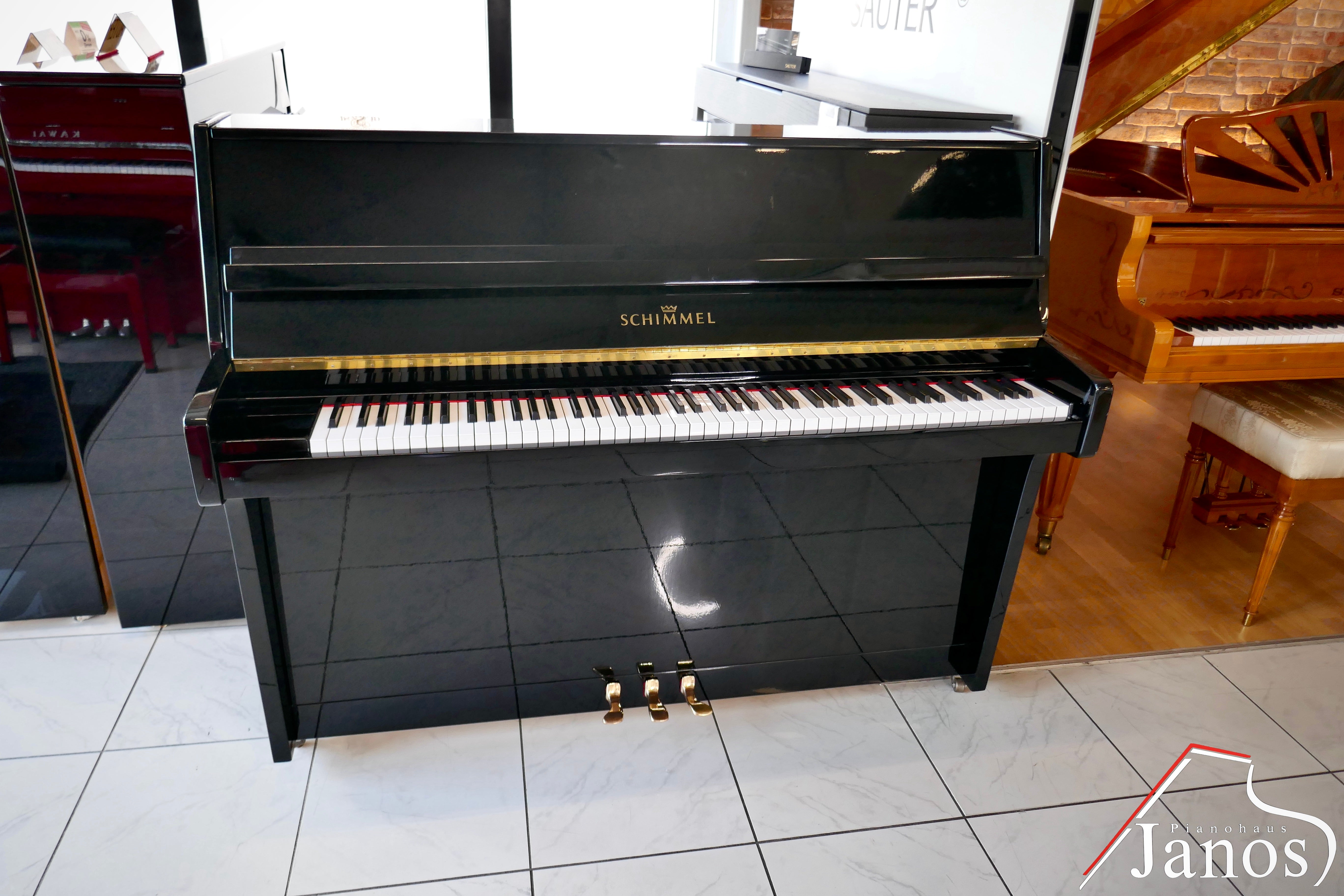Klavier Schimmel 112 Design Exclusive - Schwarz Hochglanz