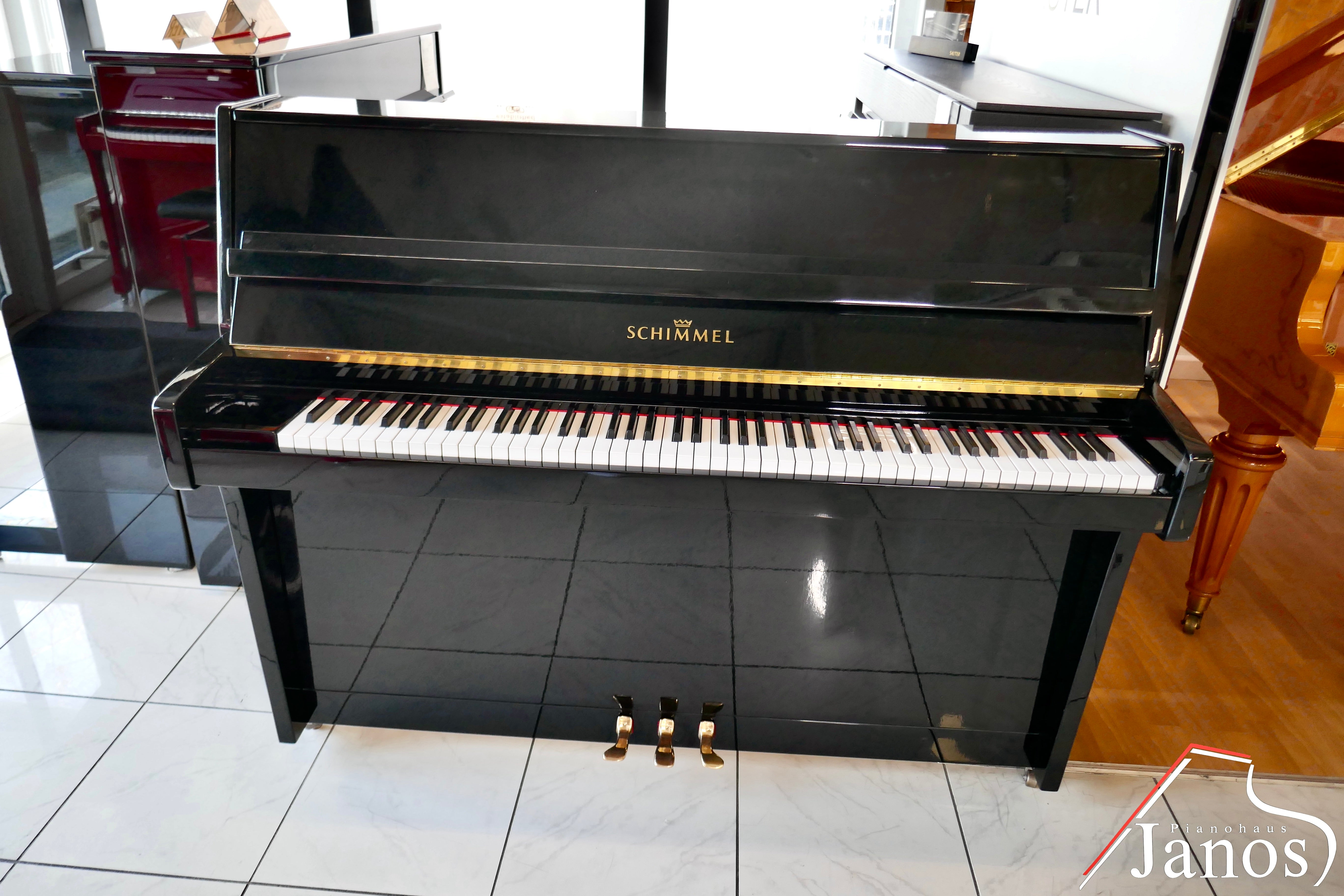 Klavier Schimmel 112 Design Exclusive - Schwarz Hochglanz