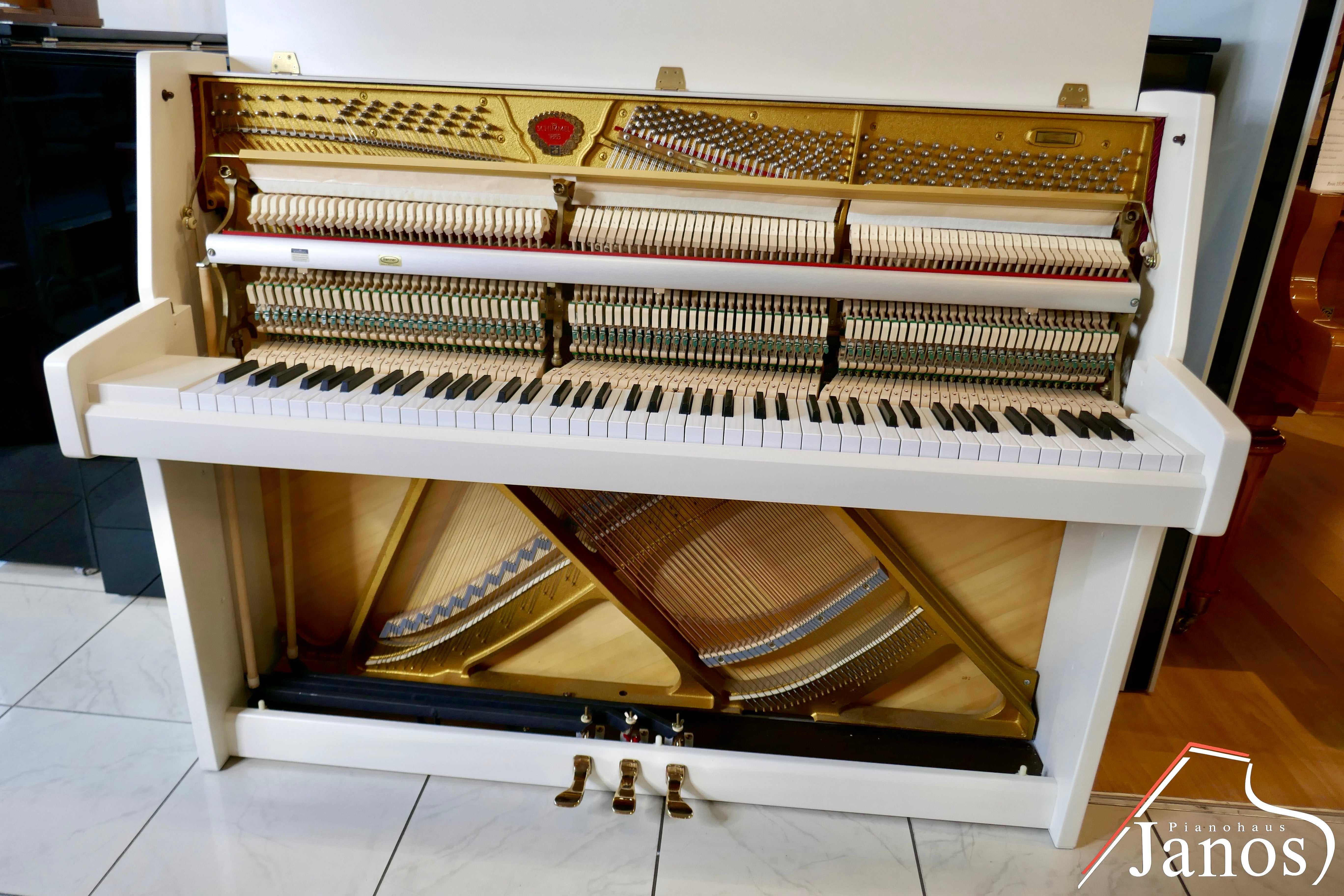 Klavier Schimmel 113 - Weiss Matt