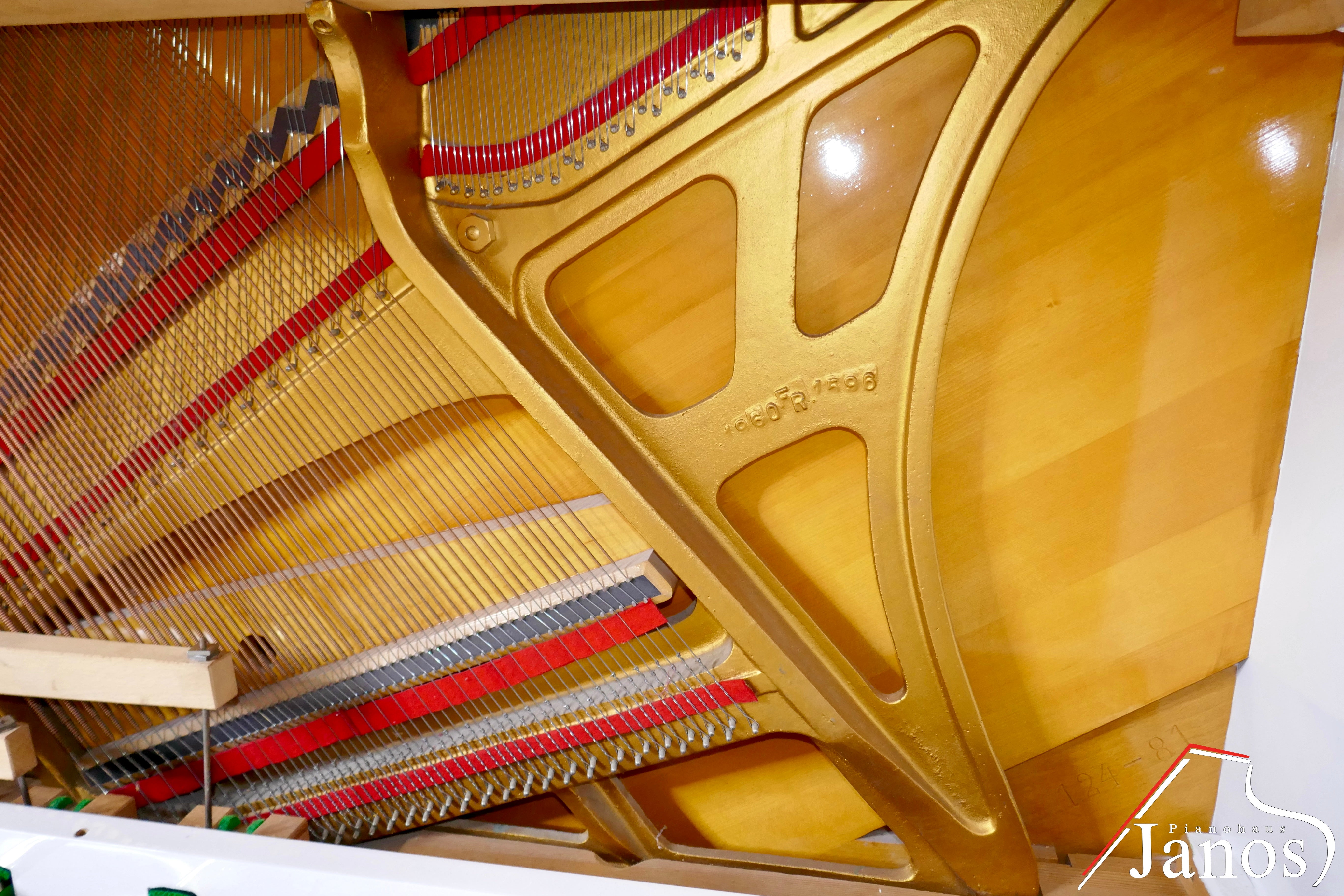 Klavier Steinway & Sons F-104 - Weiß Hochglanz