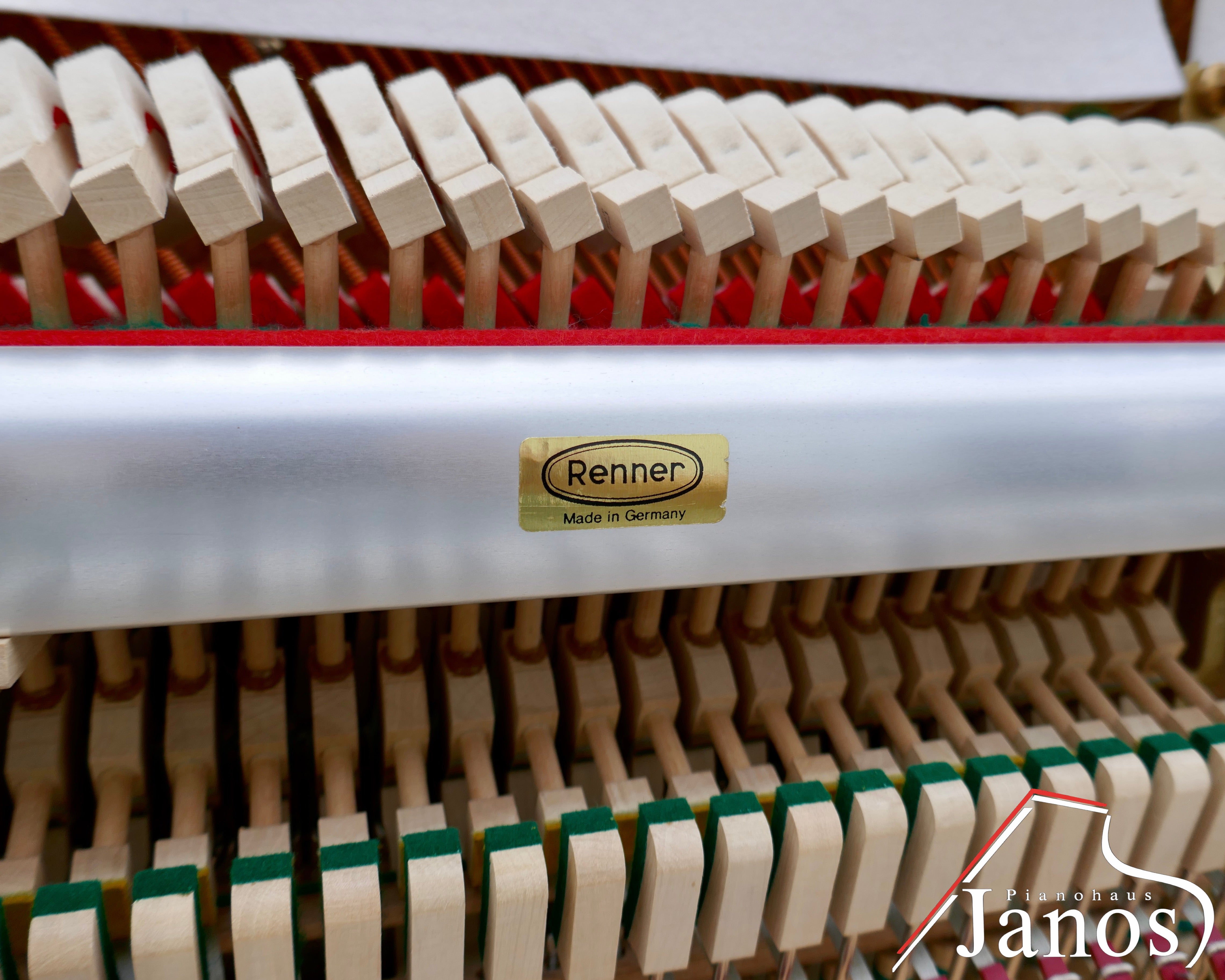 Klavier Zimmermann 125 Konsole Silent - Schwarz Hochglanz