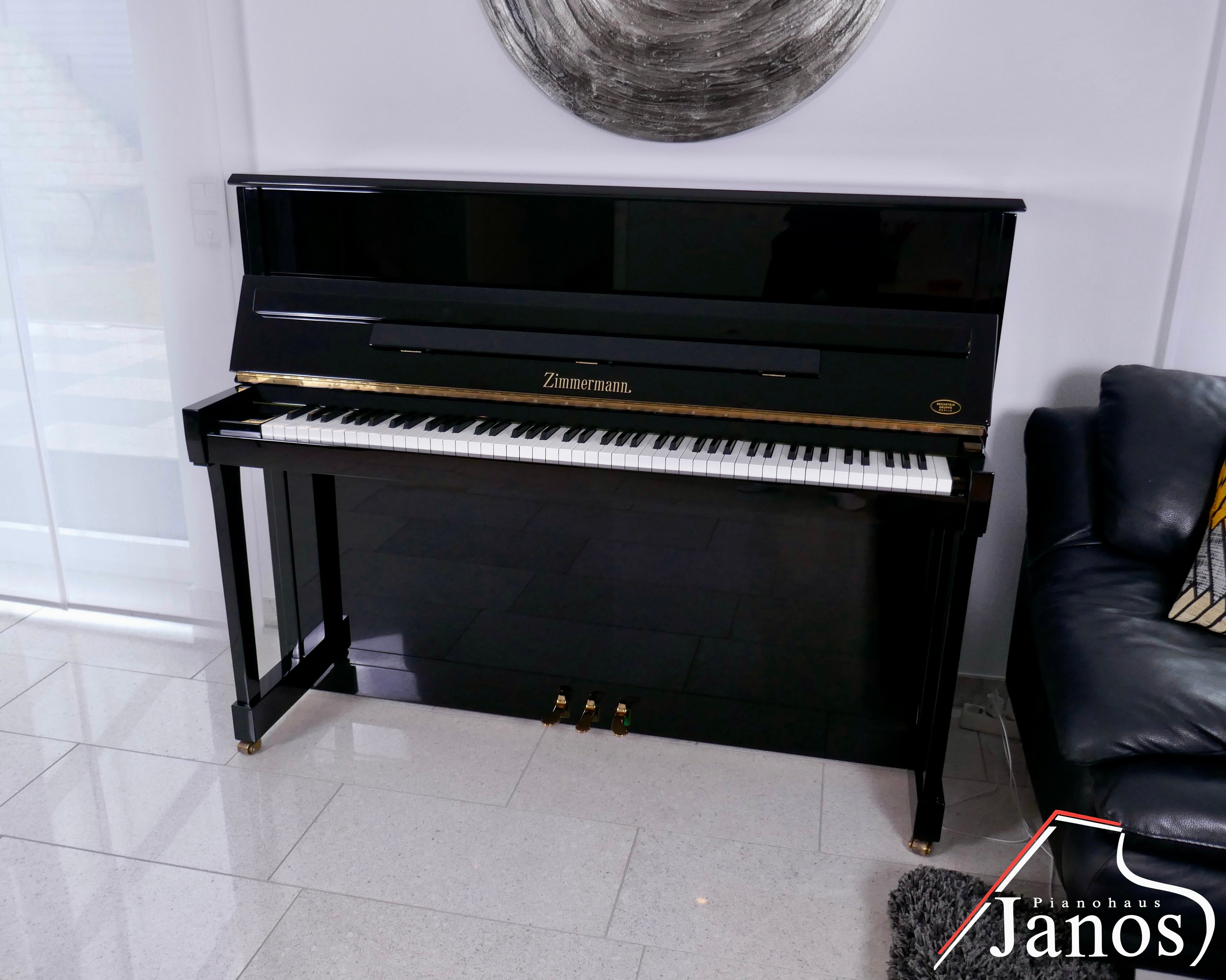 Klavier Zimmermann 116 Konsole - by C. Bechstein