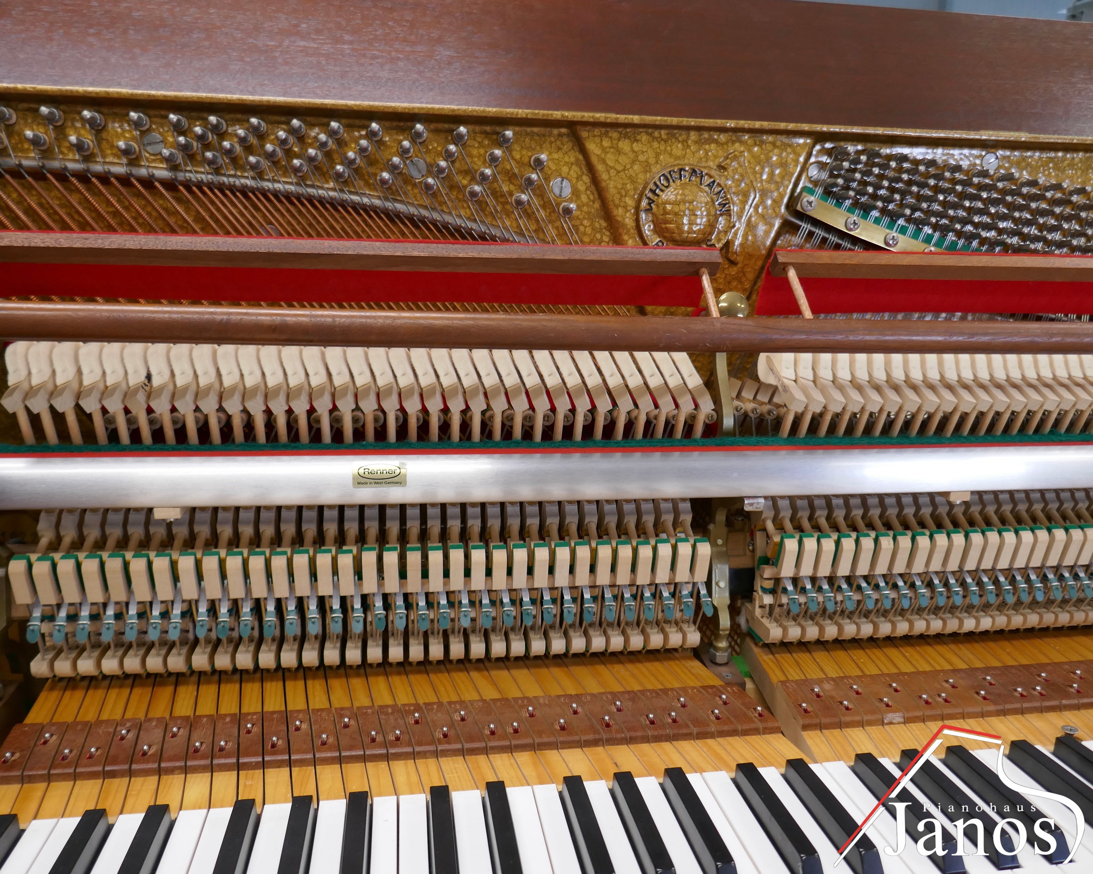Klavier W. Hoffmann 114 - Mahagoni