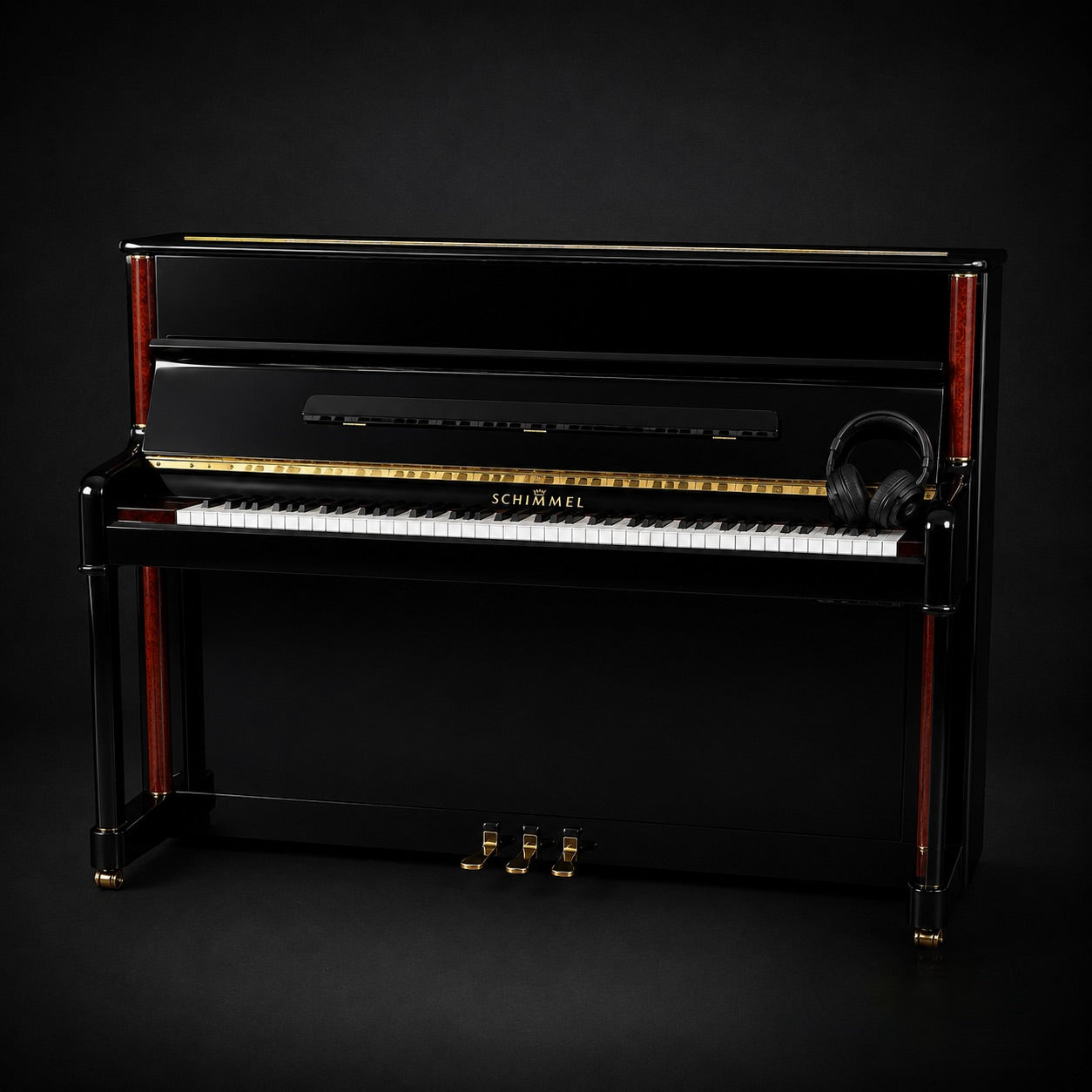 Klavier Schimmel 120 TN Silent - Schwarz Hochglanz