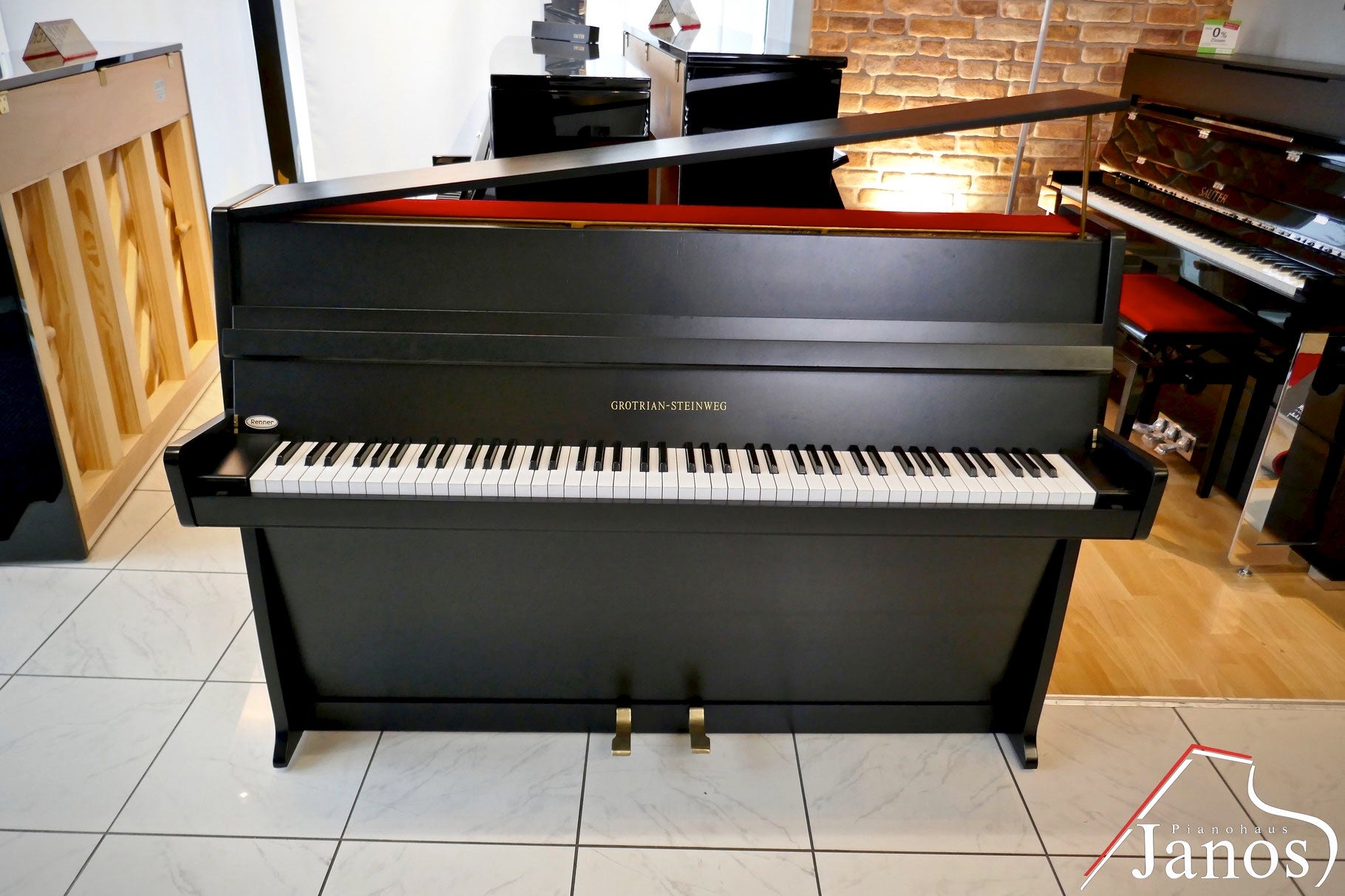 Klavier Grotrian-Steinweg 100 - Schwarz matt