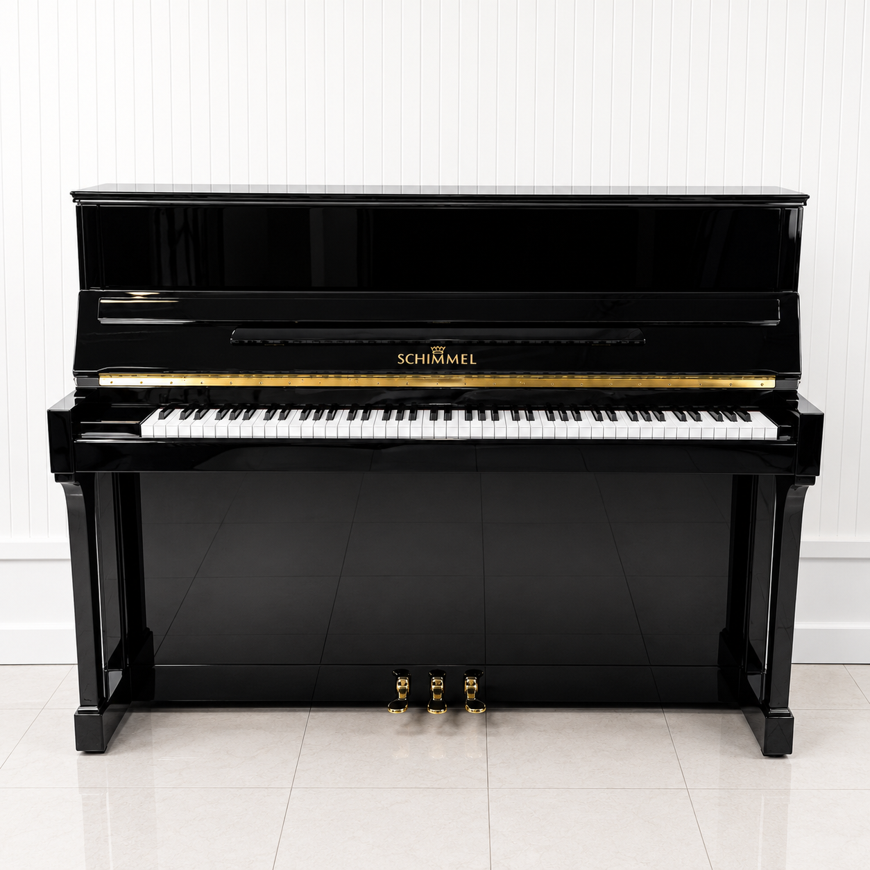 Klavier Schimmel 118 T - Schwarz Hochglanz