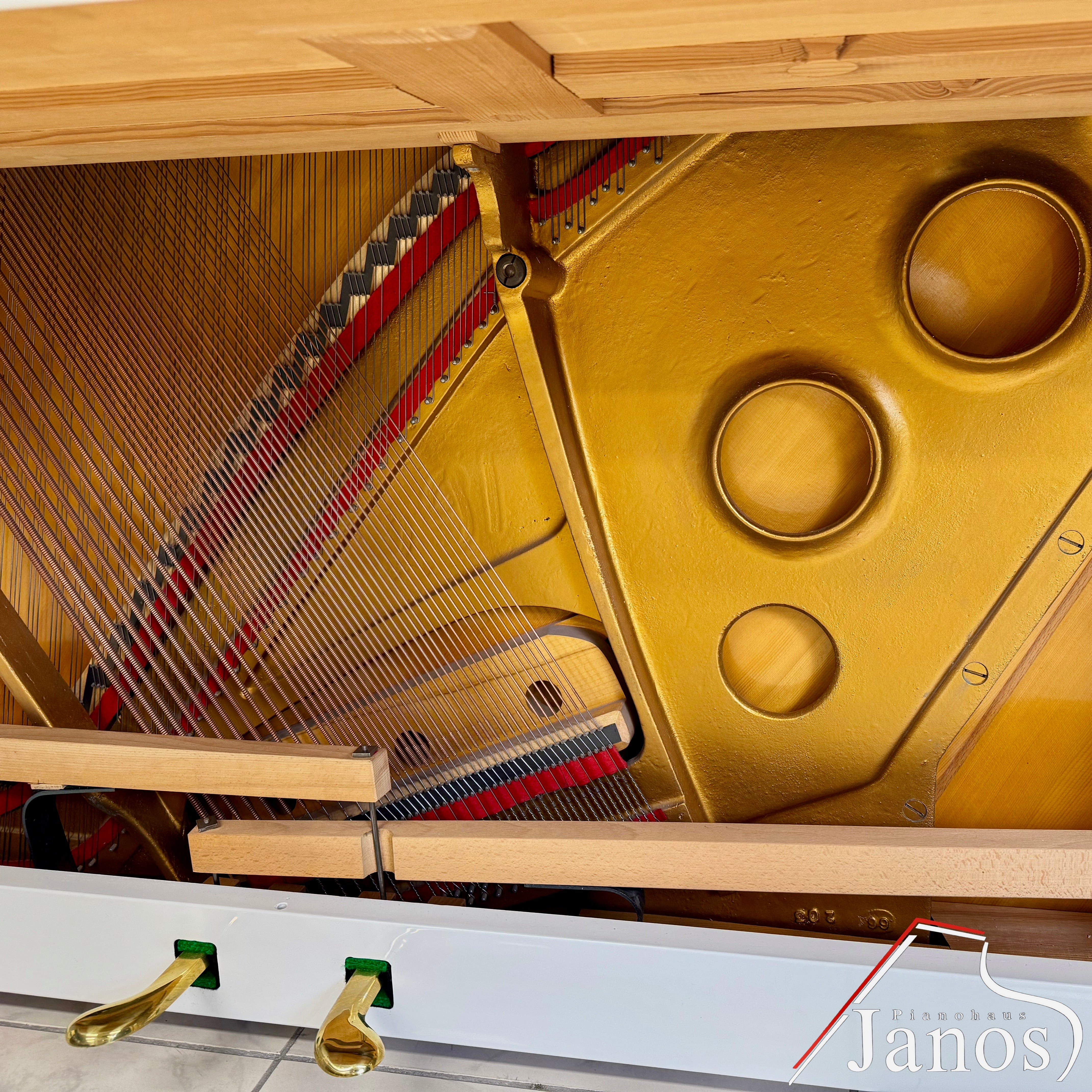 Klavier Steinway & Sons Z-114 - Weiß Hochglanz