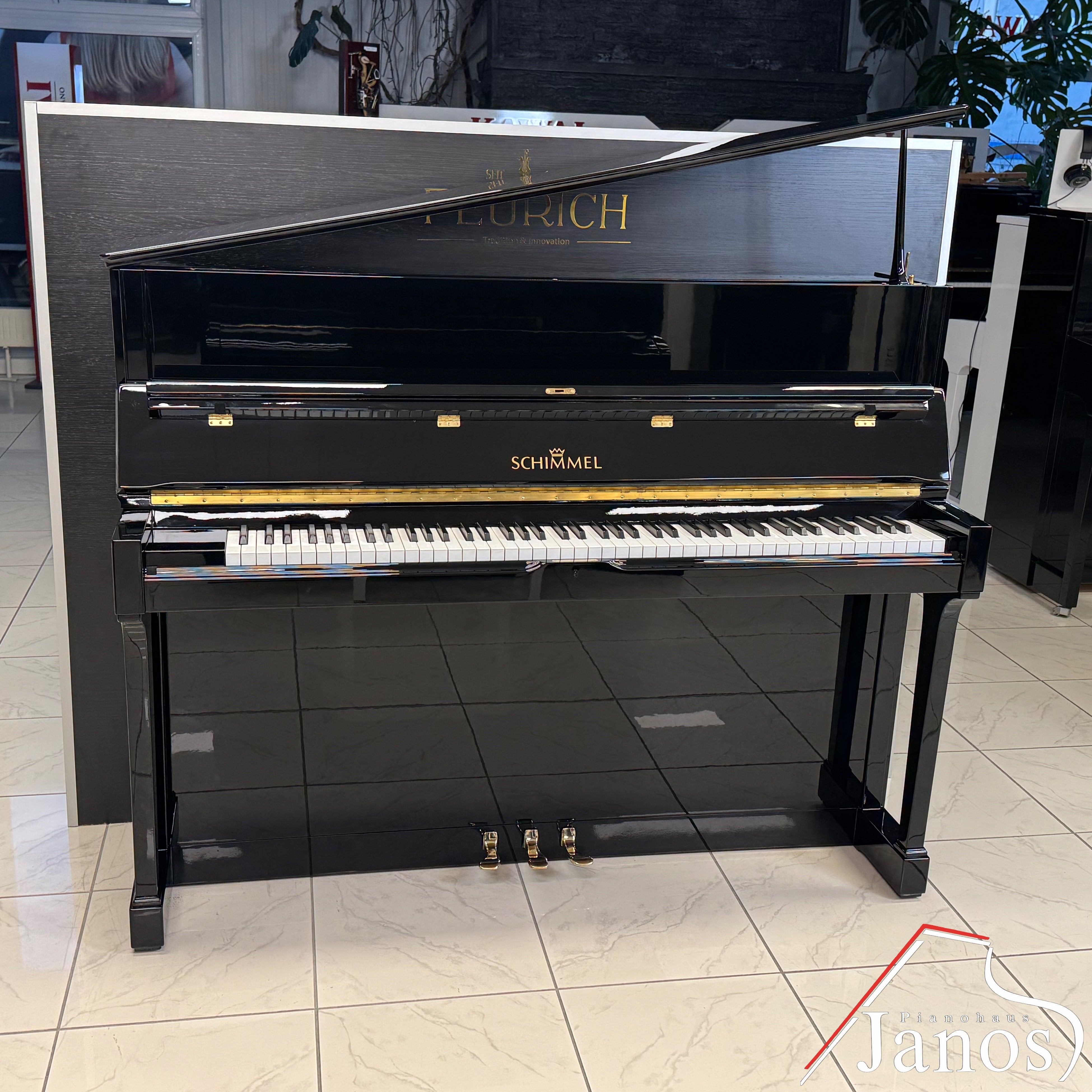 Klavier Schimmel 118 T - Schwarz Hochglanz