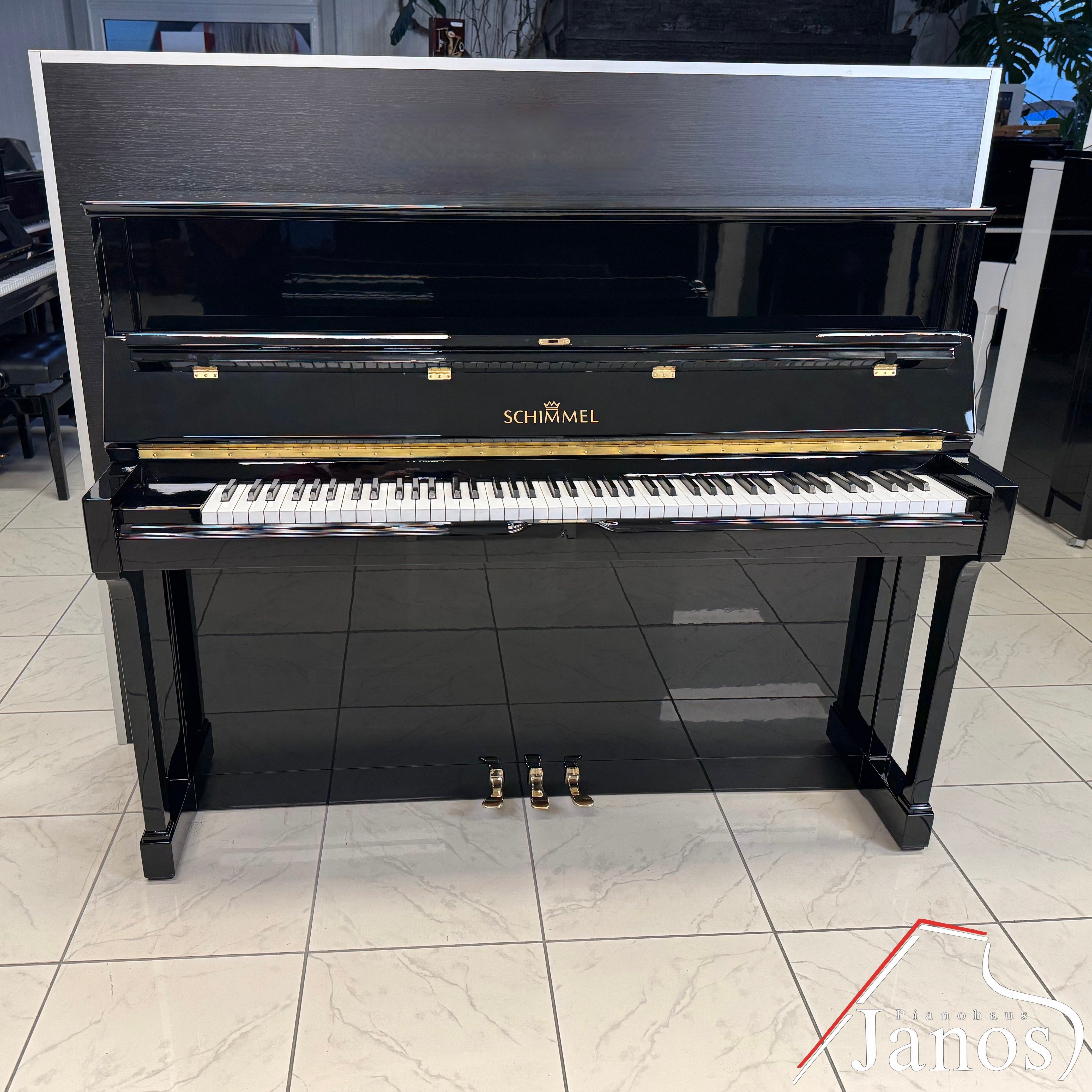 Klavier Schimmel 118 T - Schwarz Hochglanz