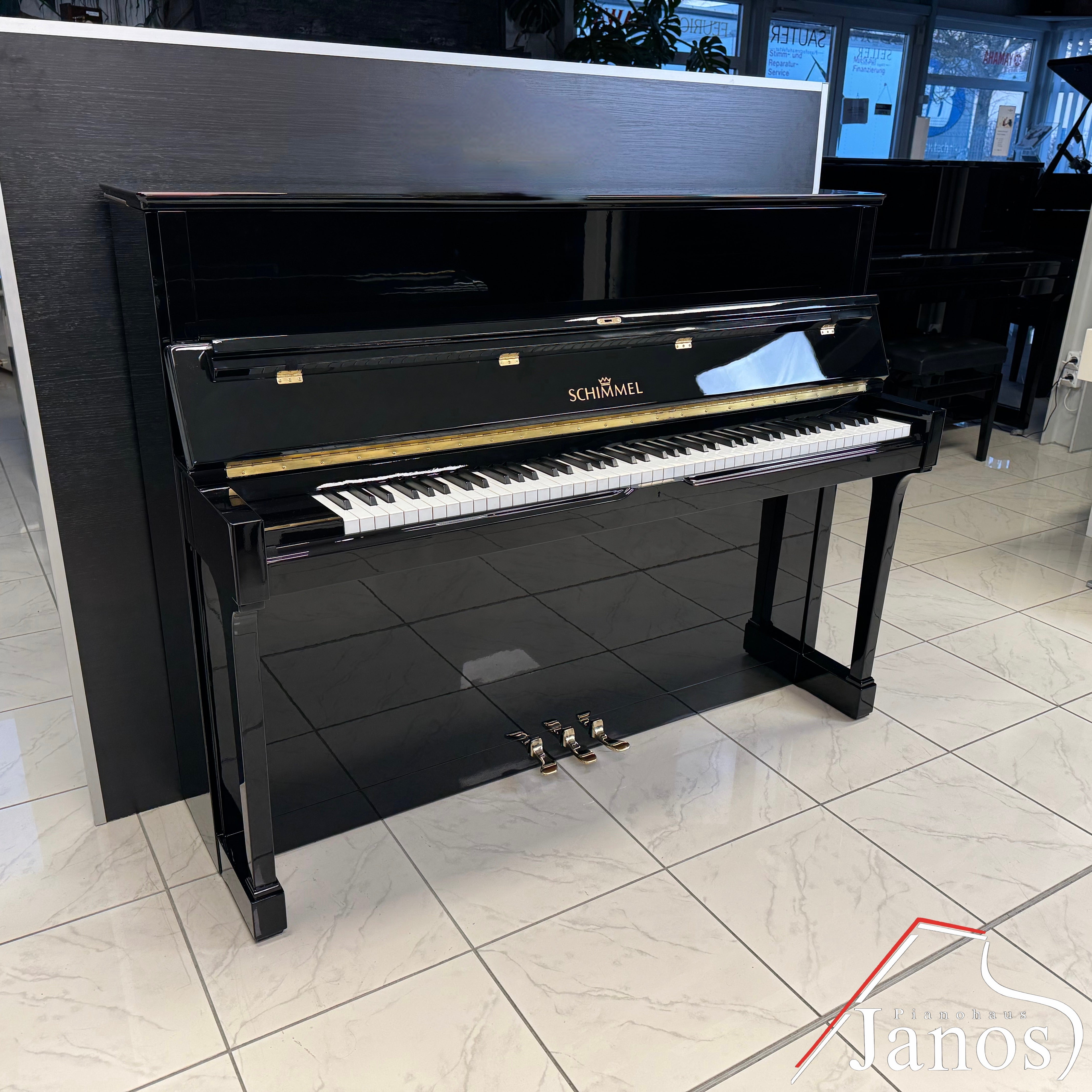 Klavier Schimmel 118 T - Schwarz Hochglanz
