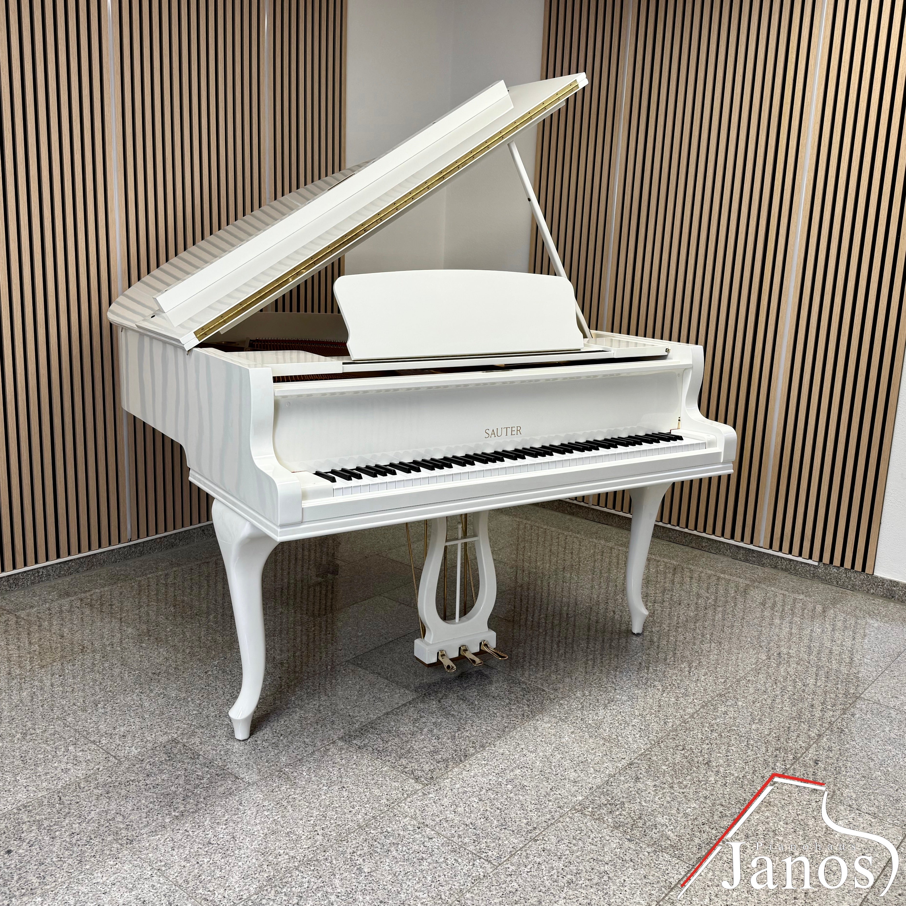 Flügel Sauter 160 - Weiß Hochglanz