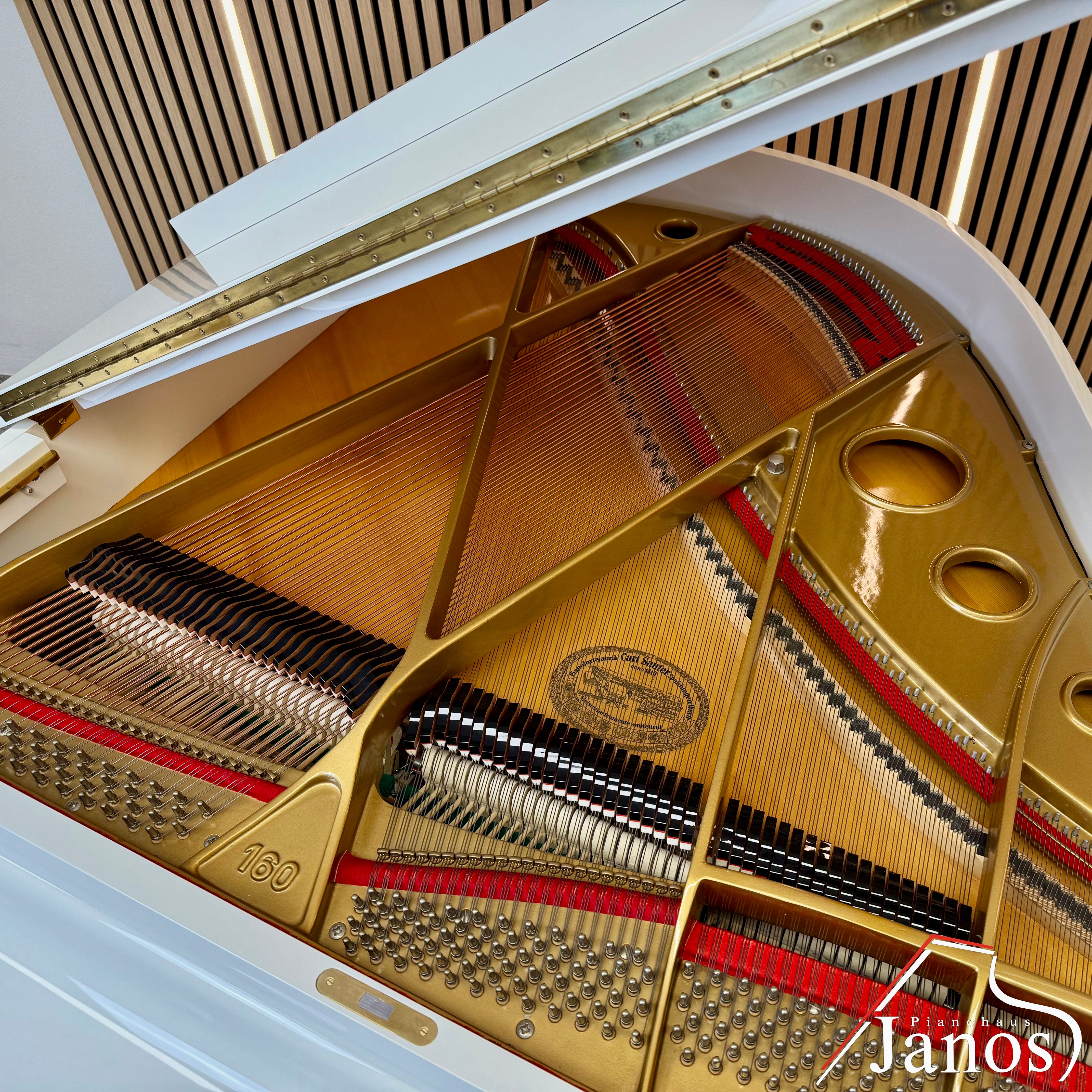 Flügel Sauter 160 - Weiß Hochglanz