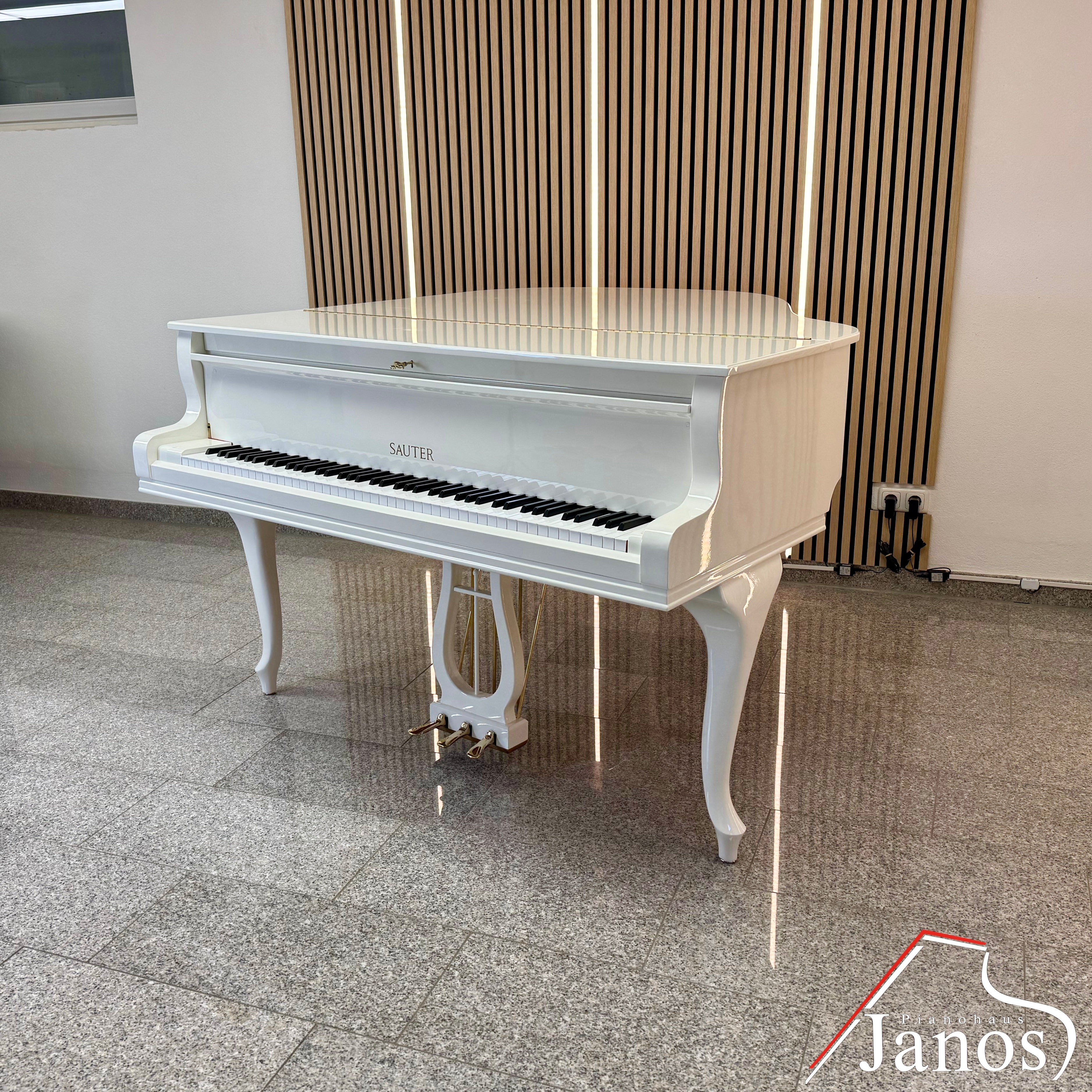 Flügel Sauter 160 - Weiß Hochglanz