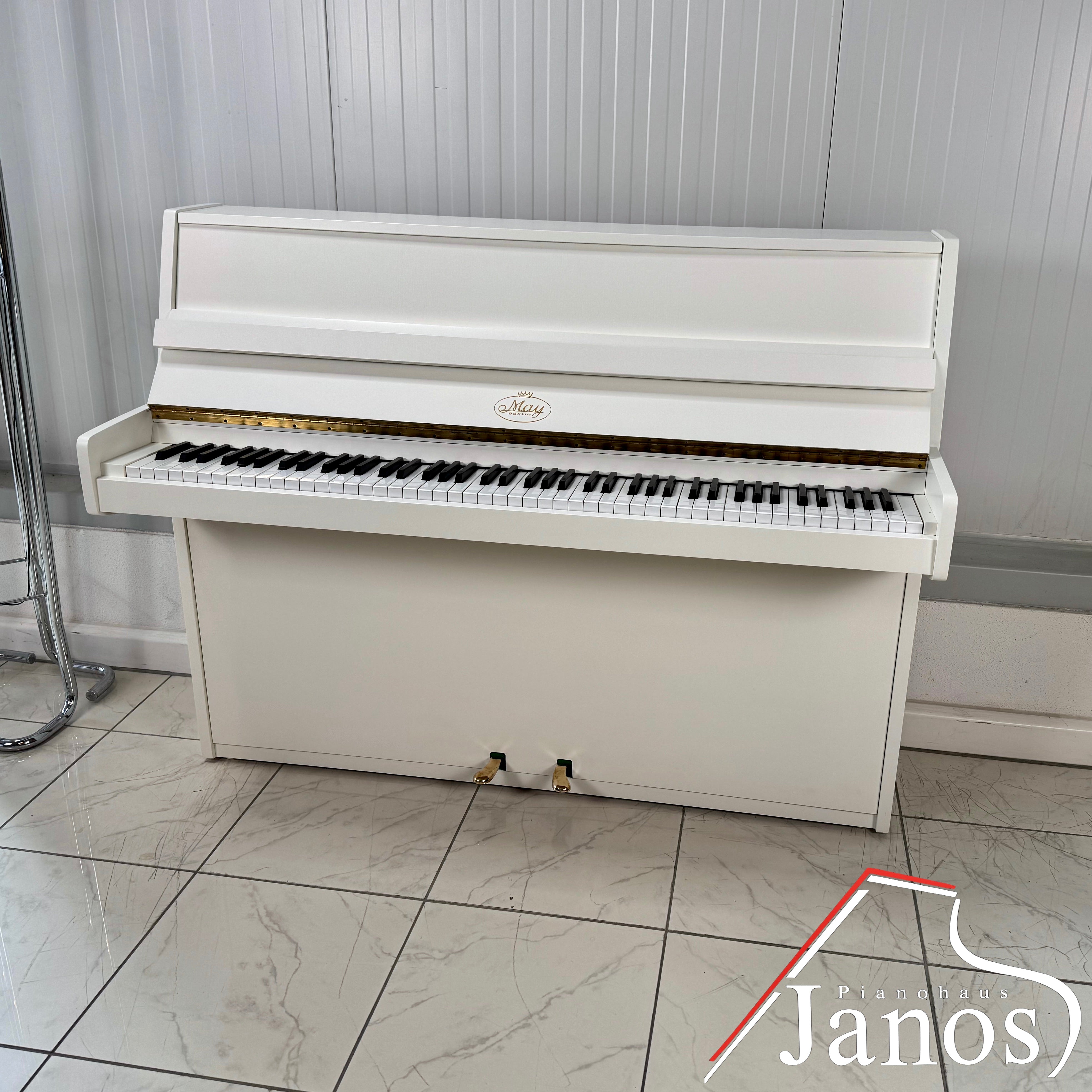 Klavier May Berlin by Schimmel - Weiß - Mietangebot