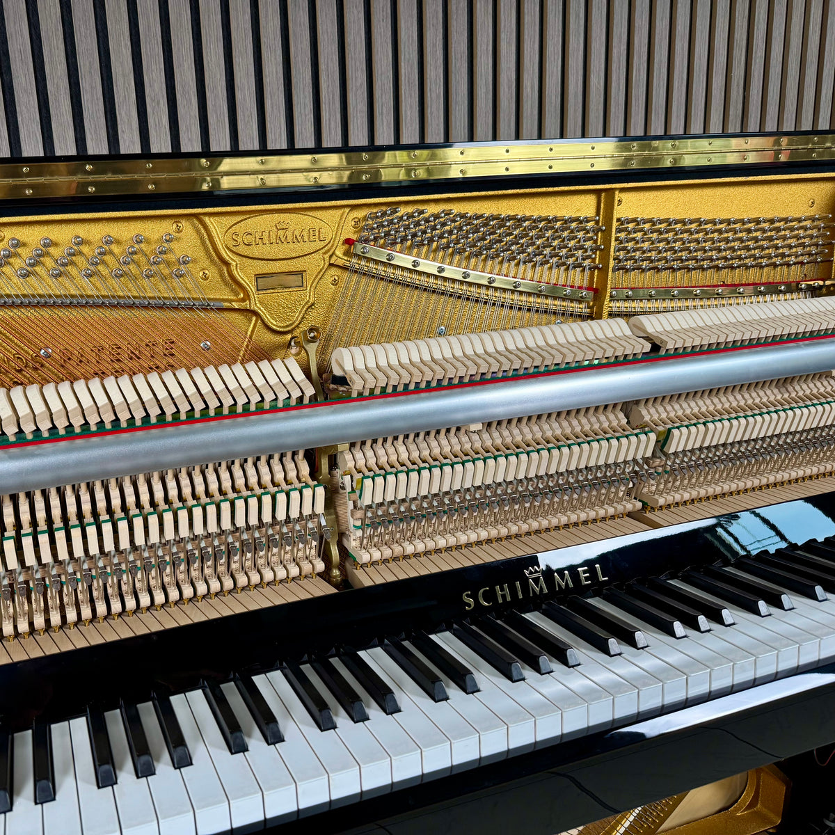 Klavier Schimmel 120 TN - adsilent - Schwarz Hochglanz