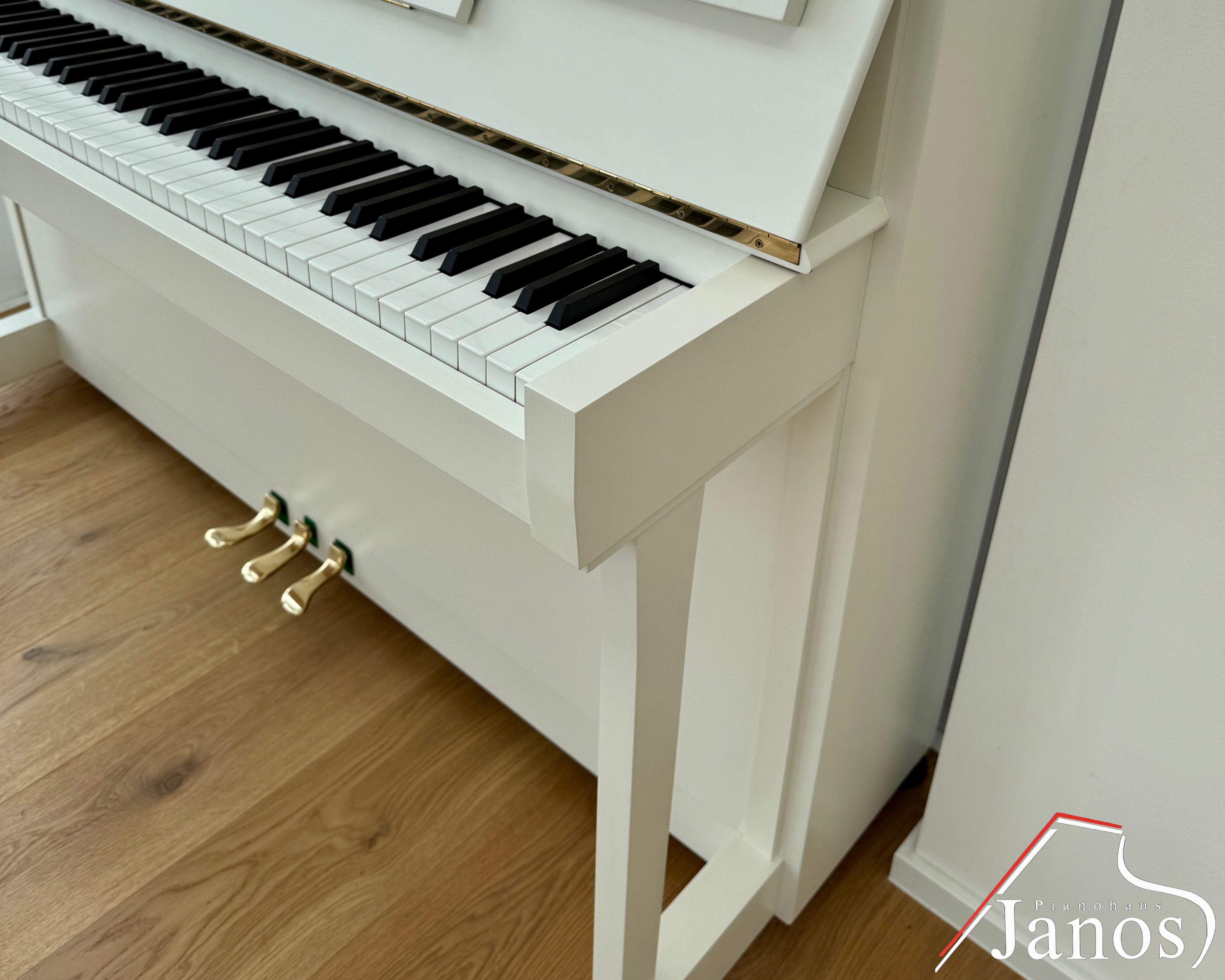 Klavier Zimmermann 118 Konsole - Weiß Matt