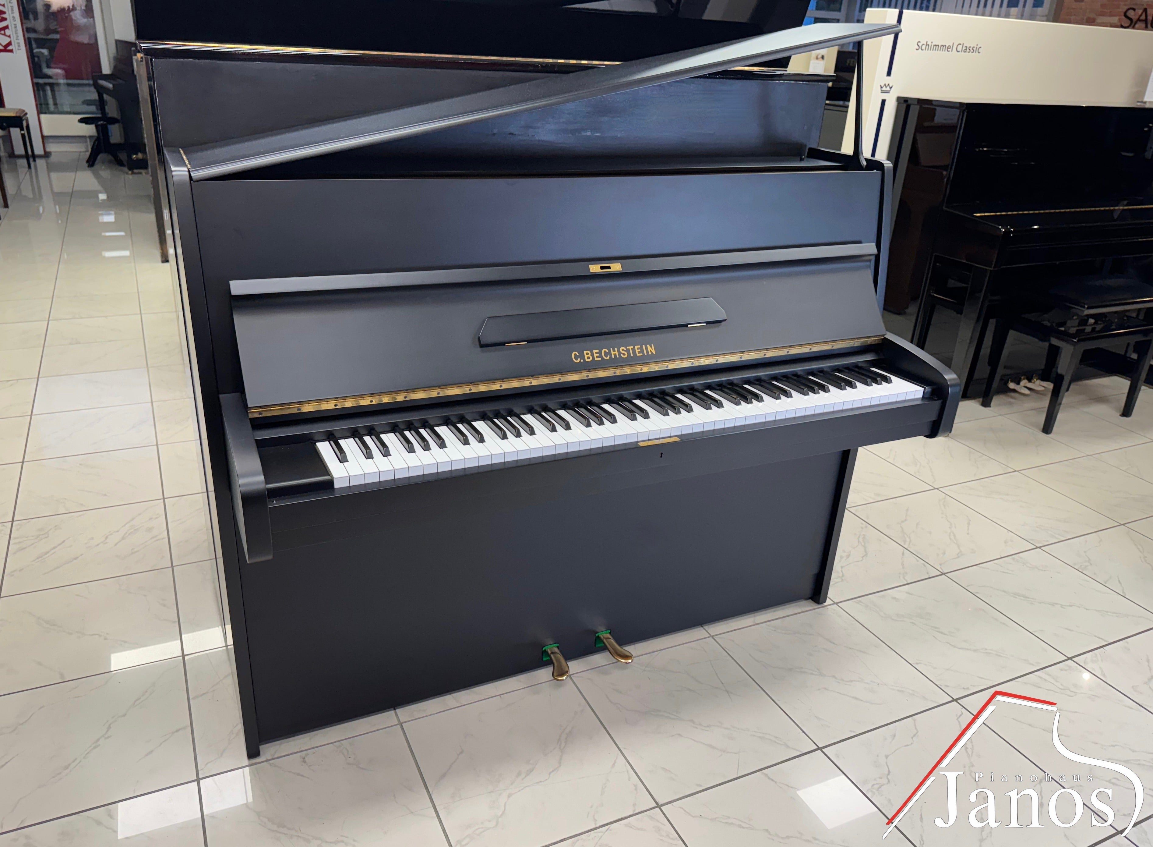 Klavier C. Bechstein 12 N  - Schwarz Matt