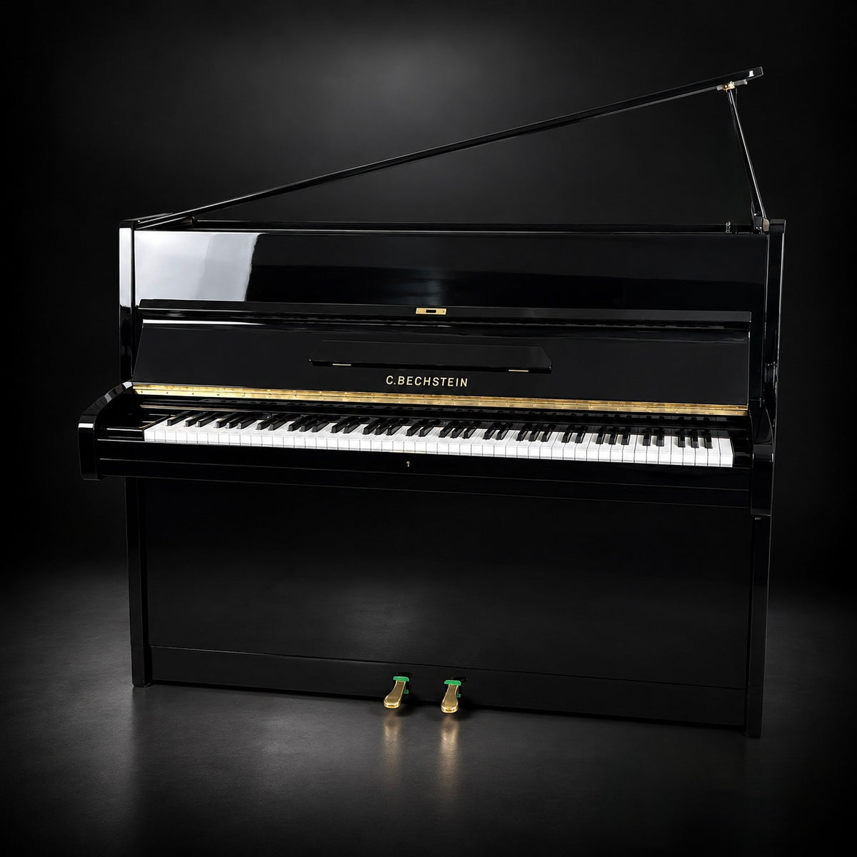 Klavier C. Bechstein 12 N  - Schwarz Hochglanz