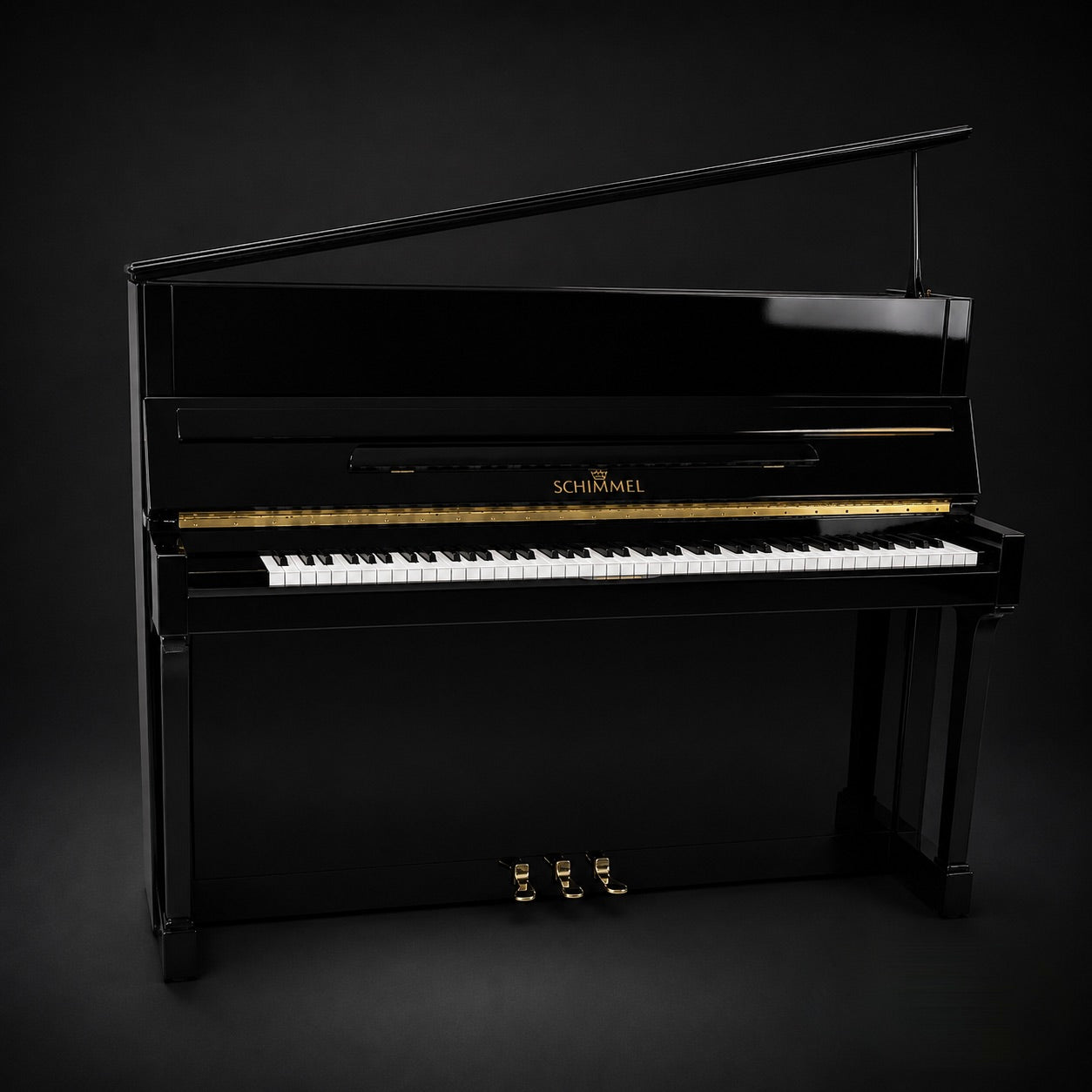 Klavier Schimmel 118 T - Schwarz Hochglanz