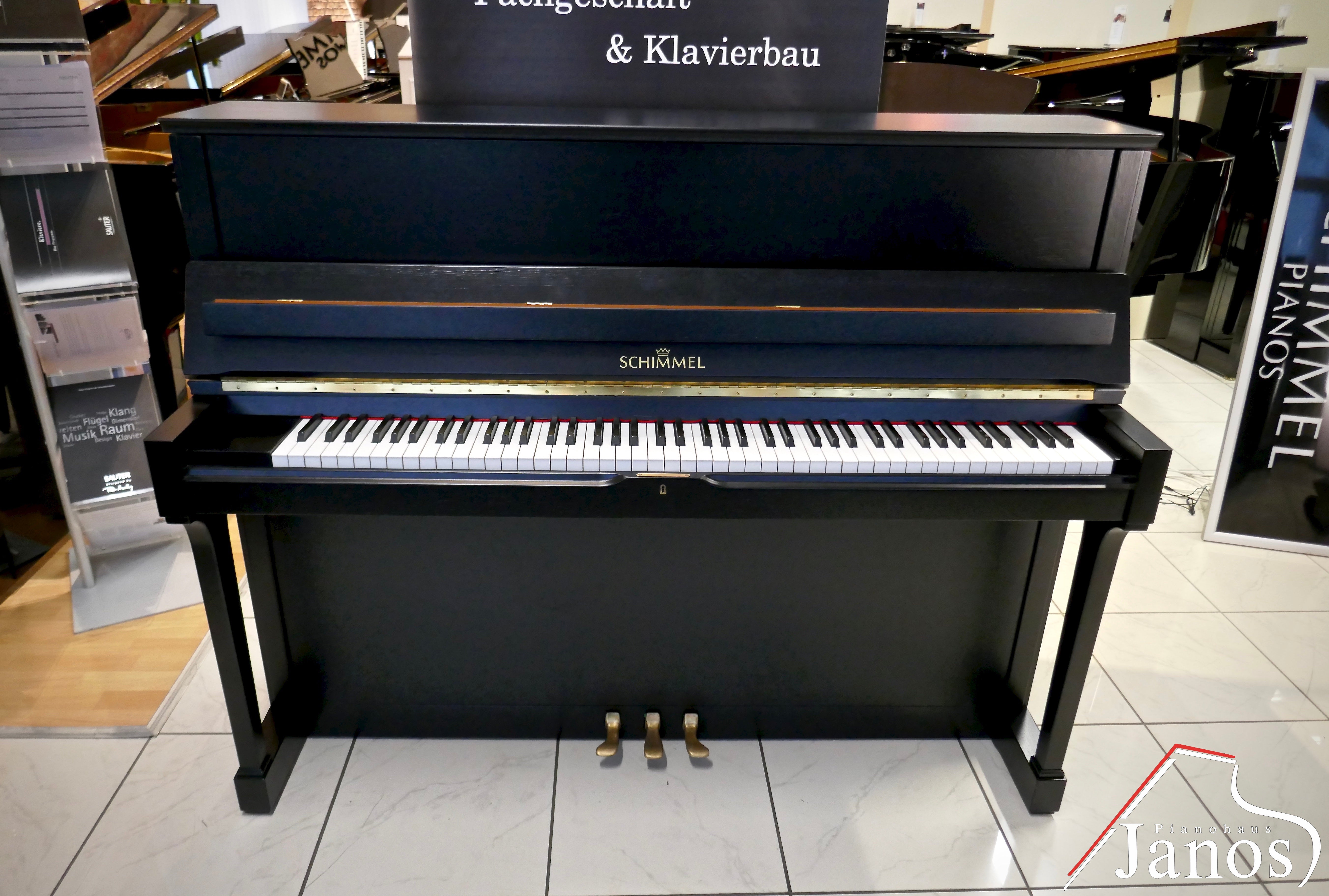 Klavier Schimmel 118 T - Schwarz Matt