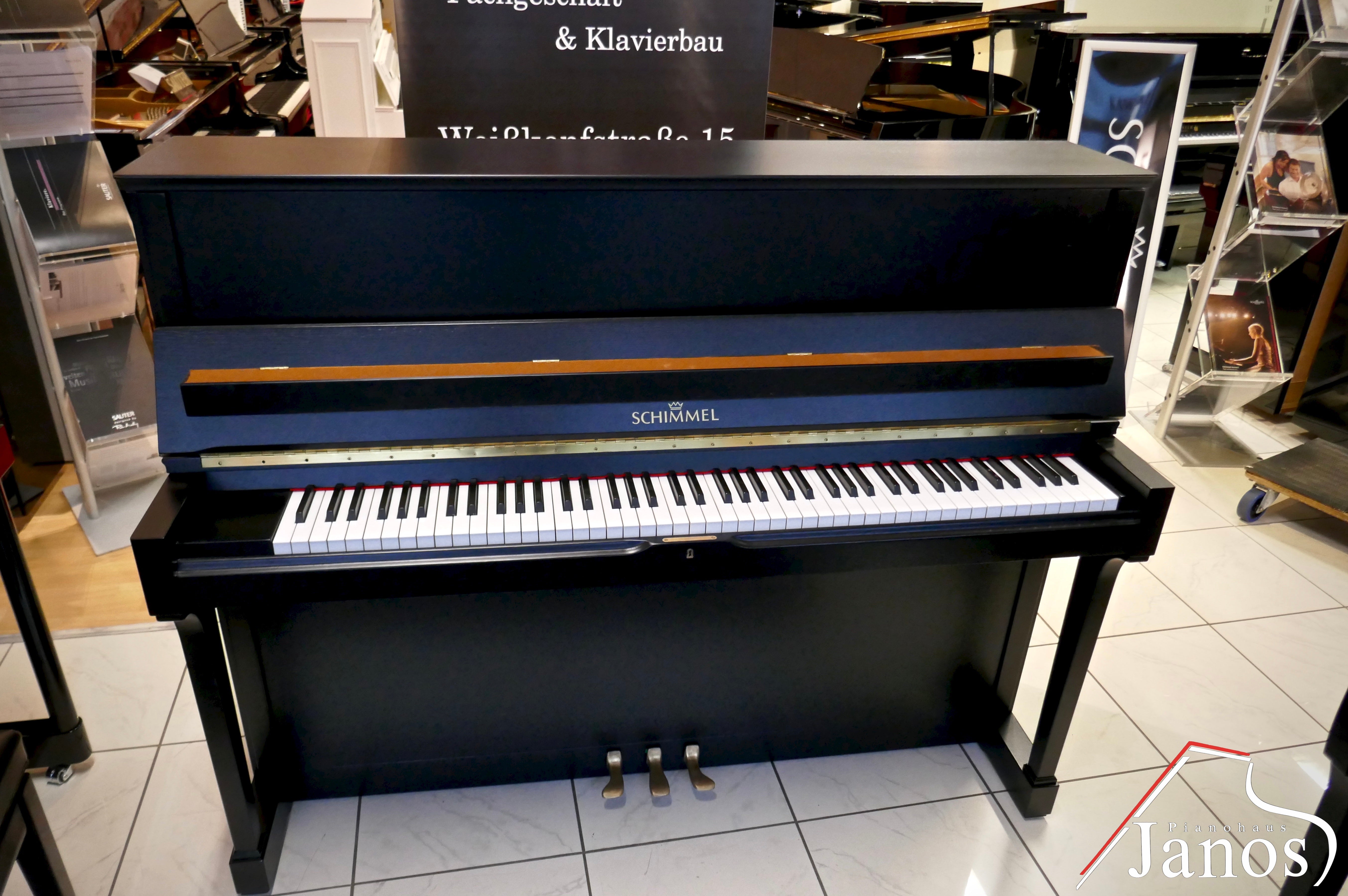 Klavier Schimmel 118 T - Schwarz Matt