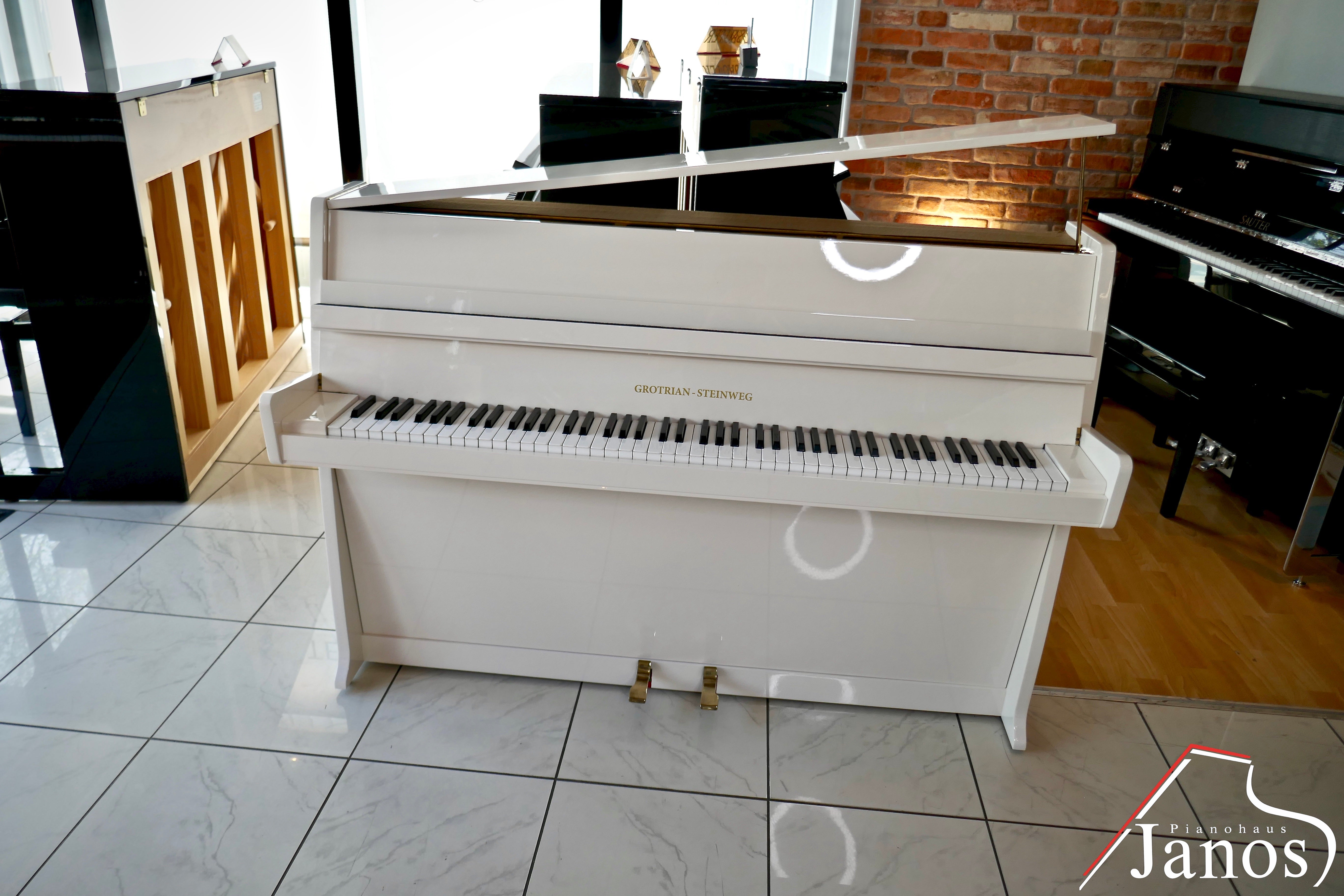 Klavier Grotrian-Steinweg 100 - Weiß Hochglanz