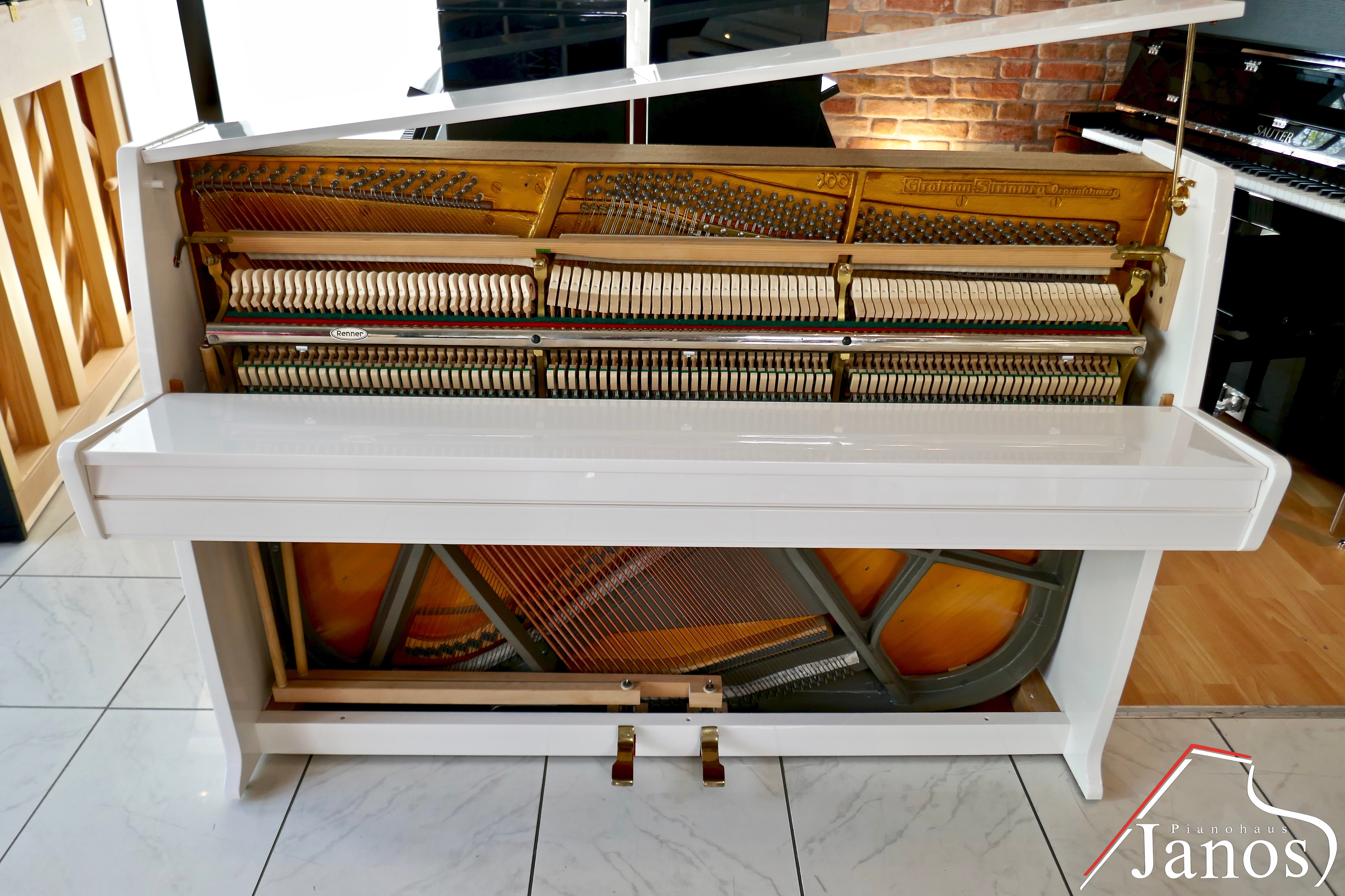Klavier Grotrian-Steinweg 100 - Weiß Hochglanz