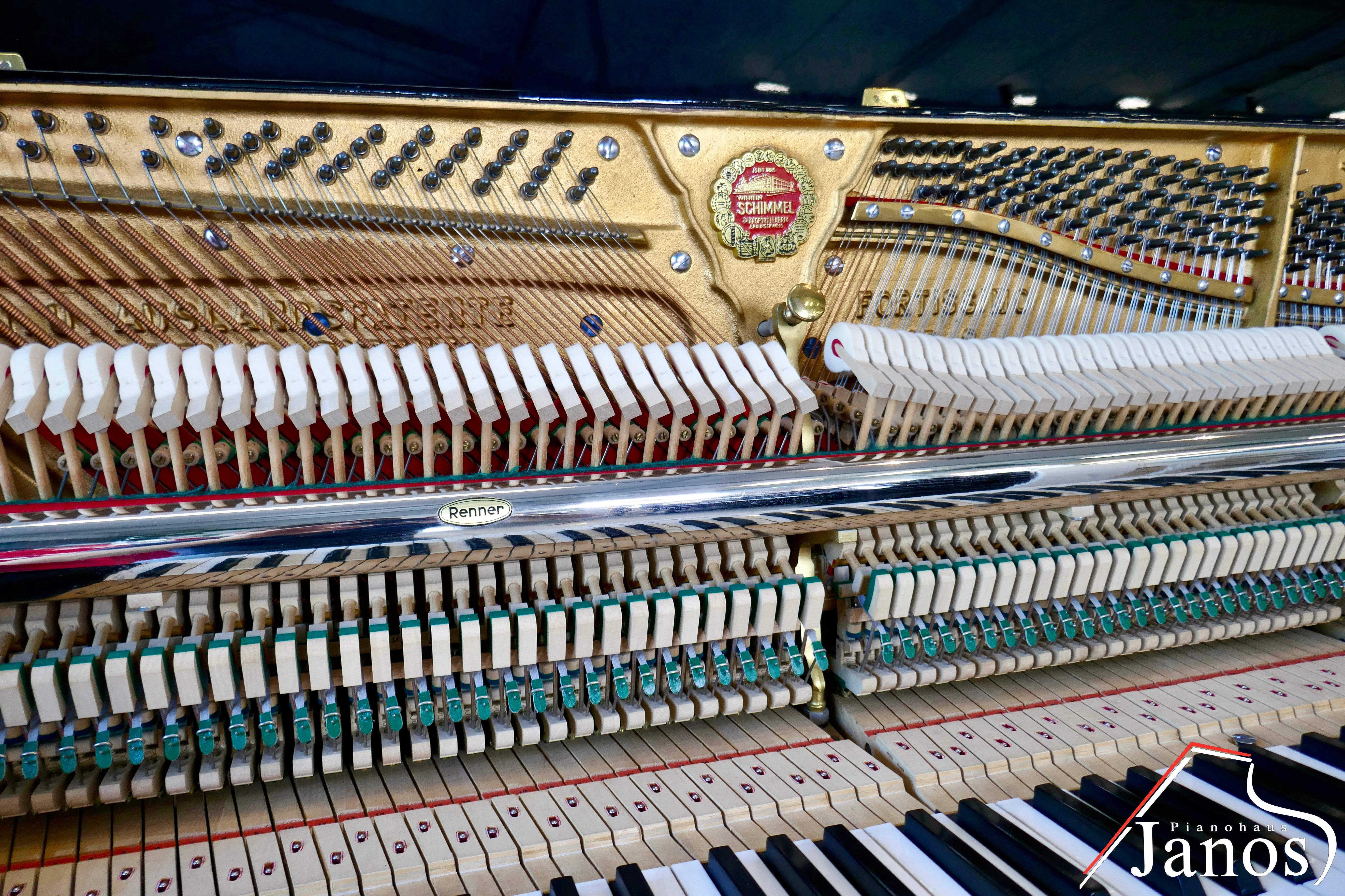 Klavier Schimmel 108 Fortissimo - Schwarz Hochglanz
