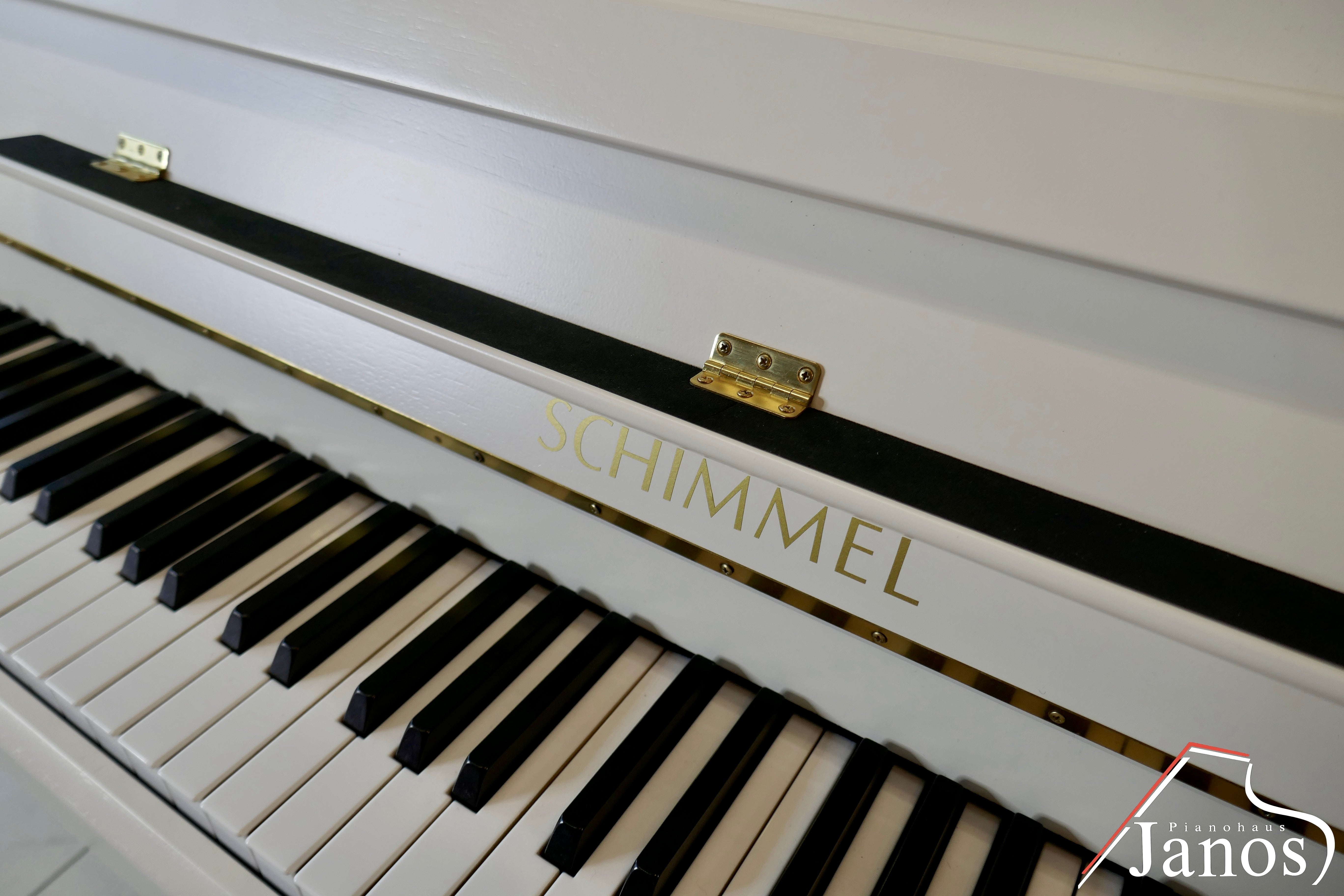 Klavier Schimmel 113 - Weiss Matt