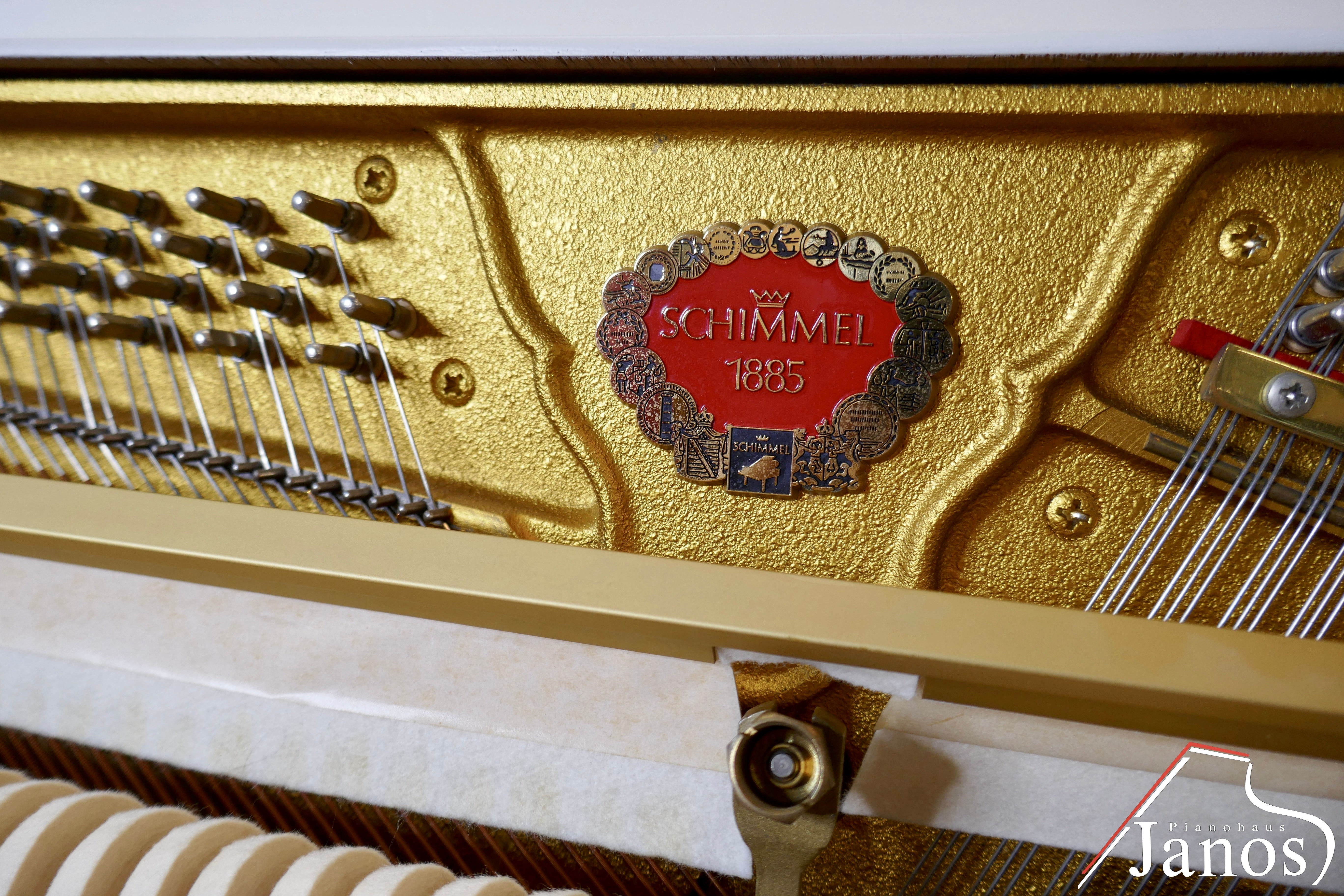 Klavier Schimmel 113 - Weiss Matt