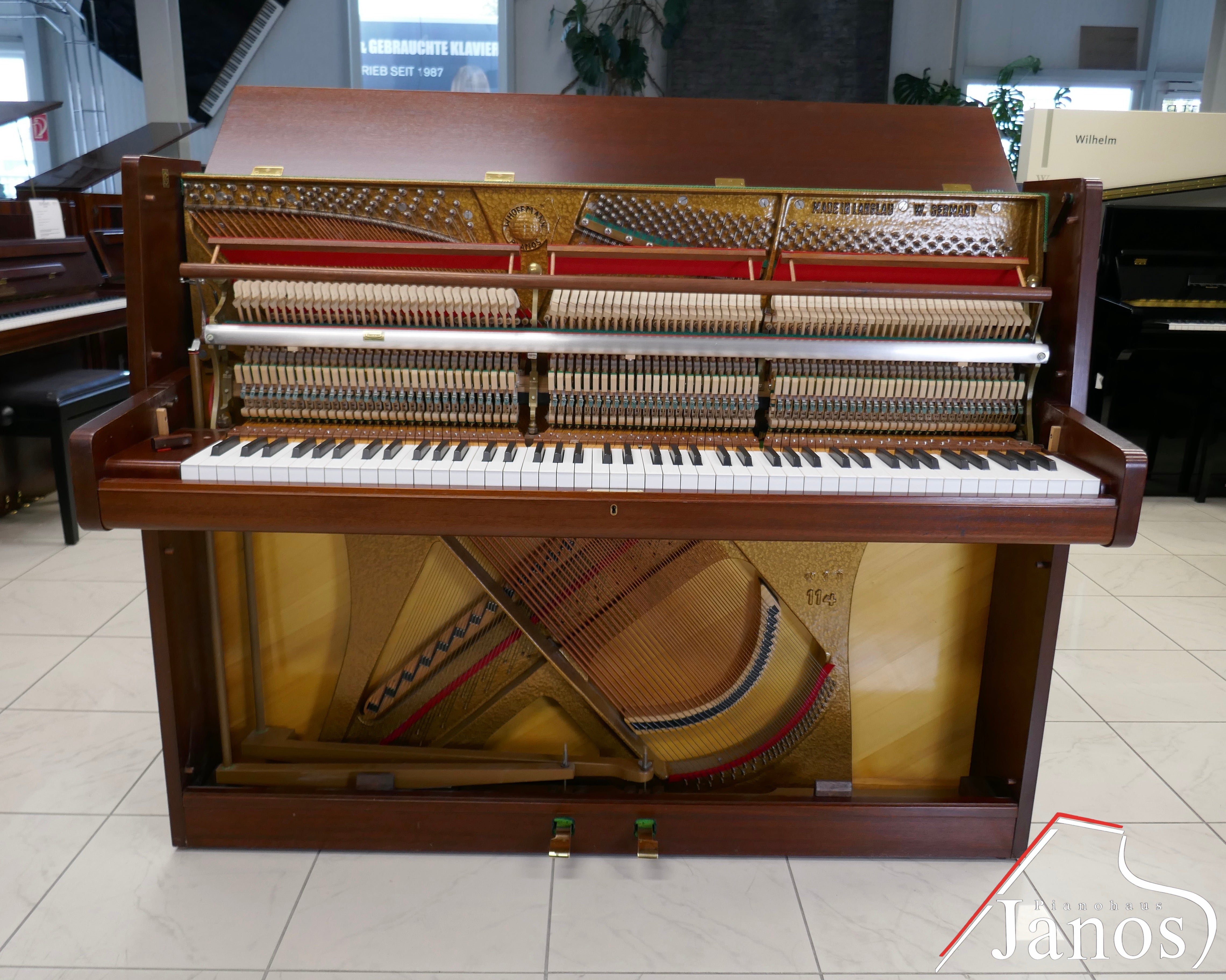 Klavier W. Hoffmann 114 - Mahagoni